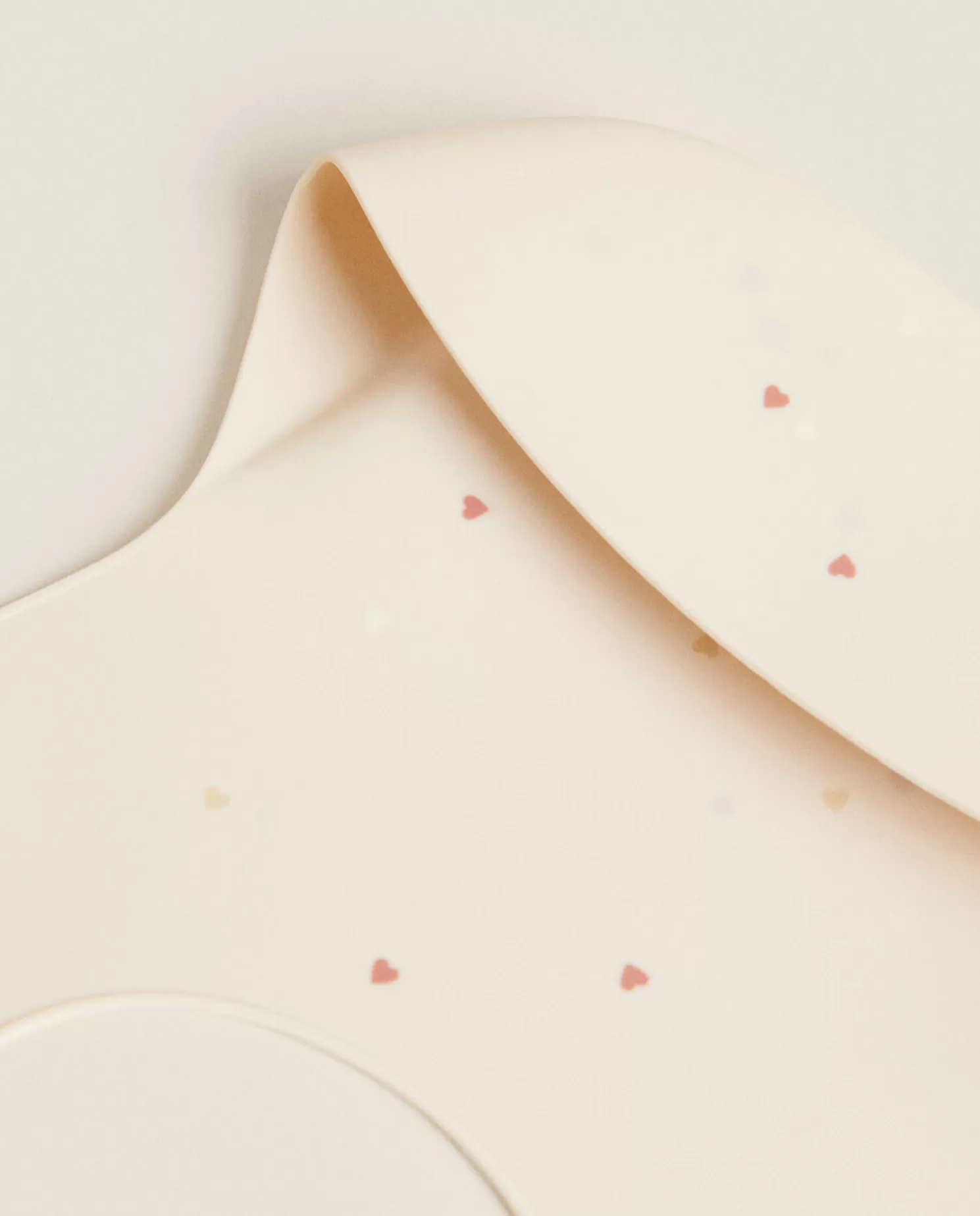 ZARA Home Hora De Comer<Babador De Silicone Com Estampa De Coracao