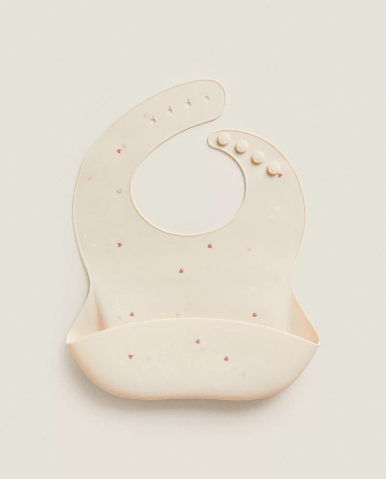 ZARA Home Hora De Comer<Babador De Silicone Com Estampa De Coracao