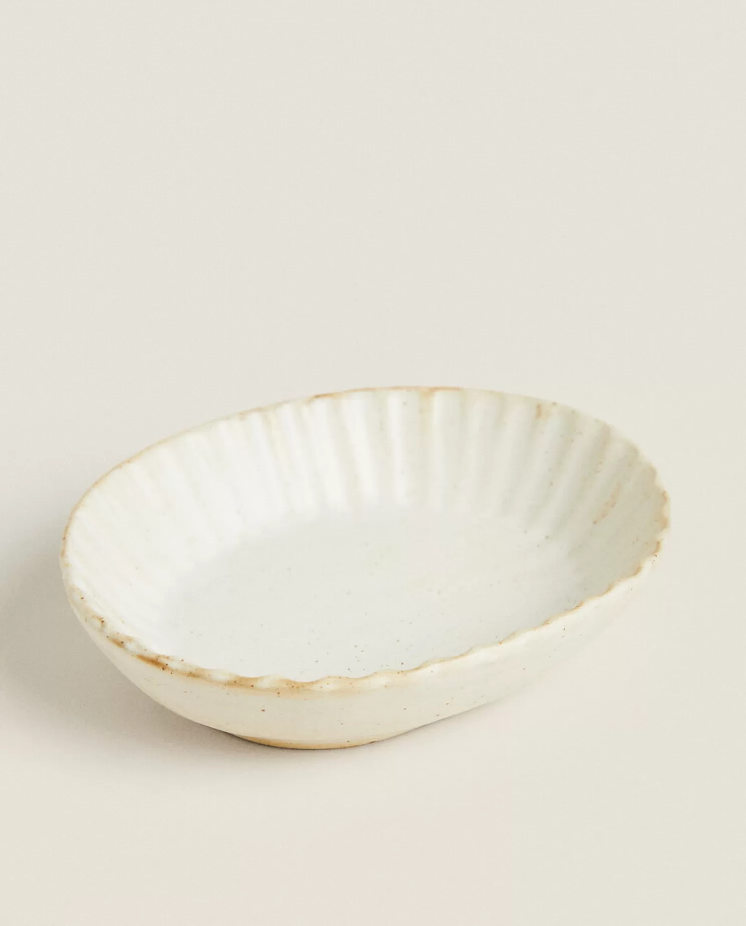 ZARA Home Saboneteiras<Bandeja Ceramica Ondulada