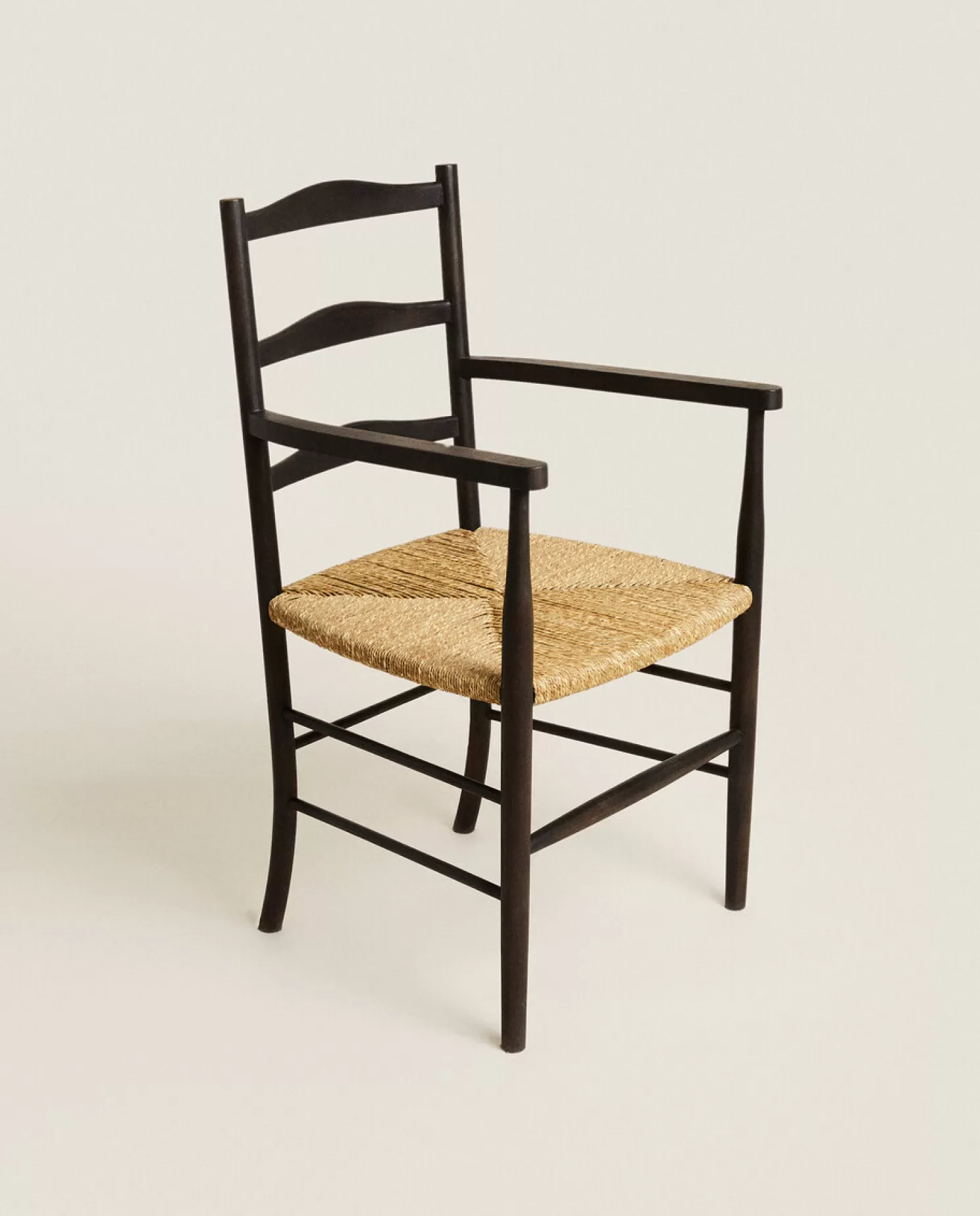 ZARA Home Cadeiras E Poltronas<Cadeira De Cinzas E Ervas Marinhas Com Apoios De Braco