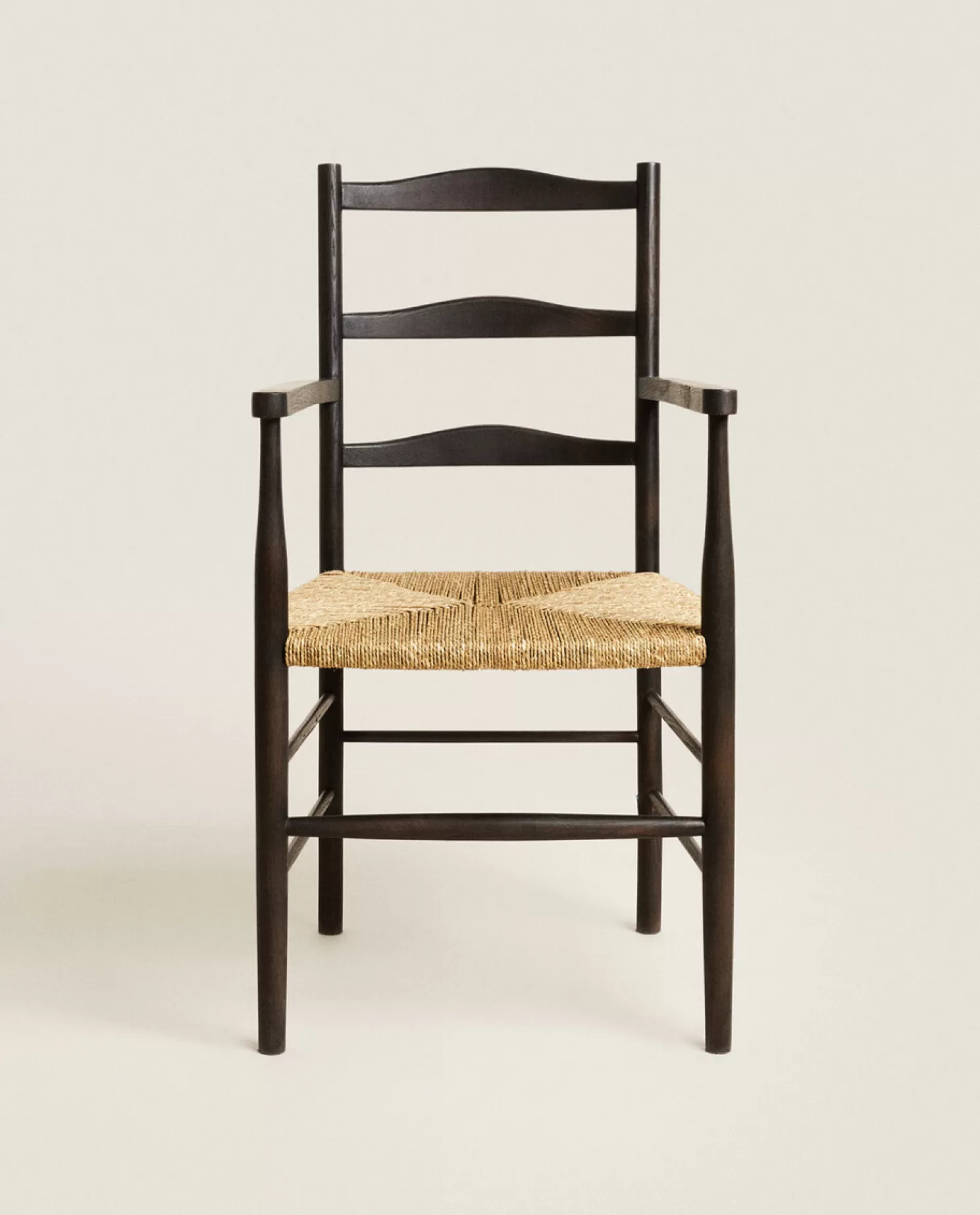 ZARA Home Cadeiras E Poltronas<Cadeira De Cinzas E Ervas Marinhas Com Apoios De Braco