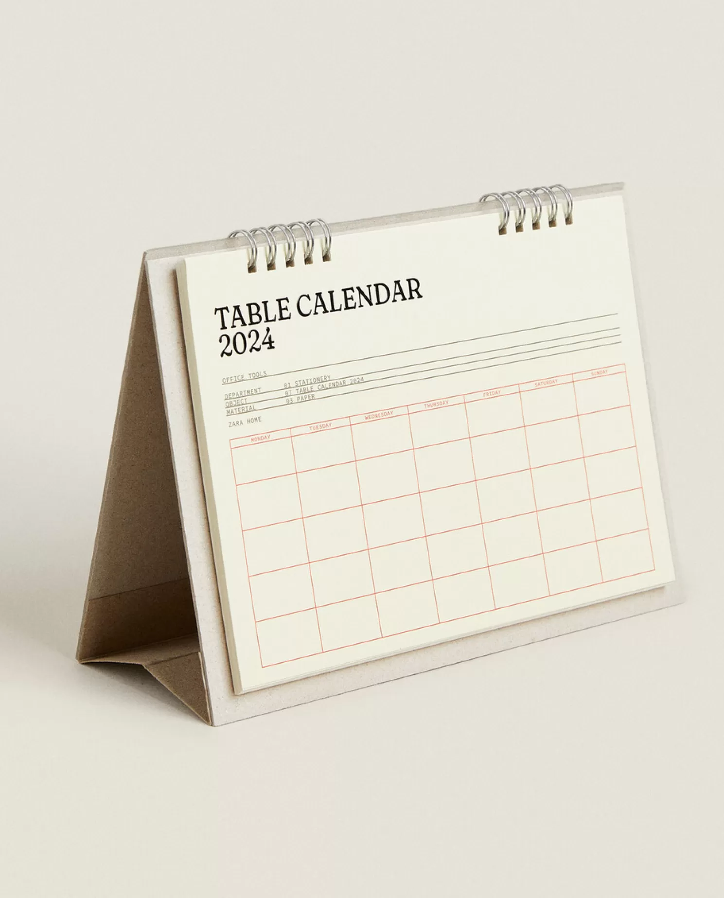 ZARA Home Papelaria<Calendario De Mesa 2024