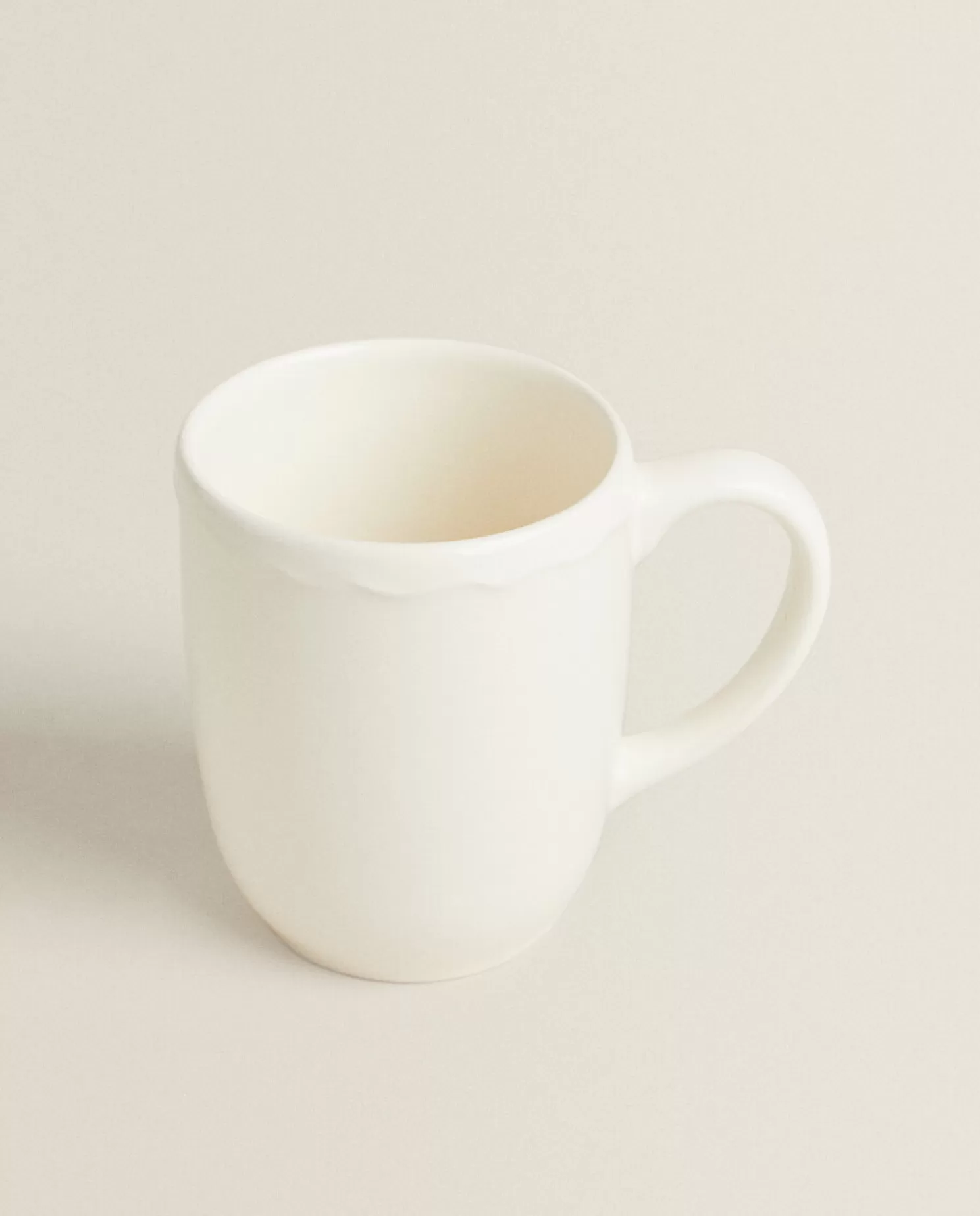 ZARA Home Canecas<Caneca De Barro Com Borda Em Relevo