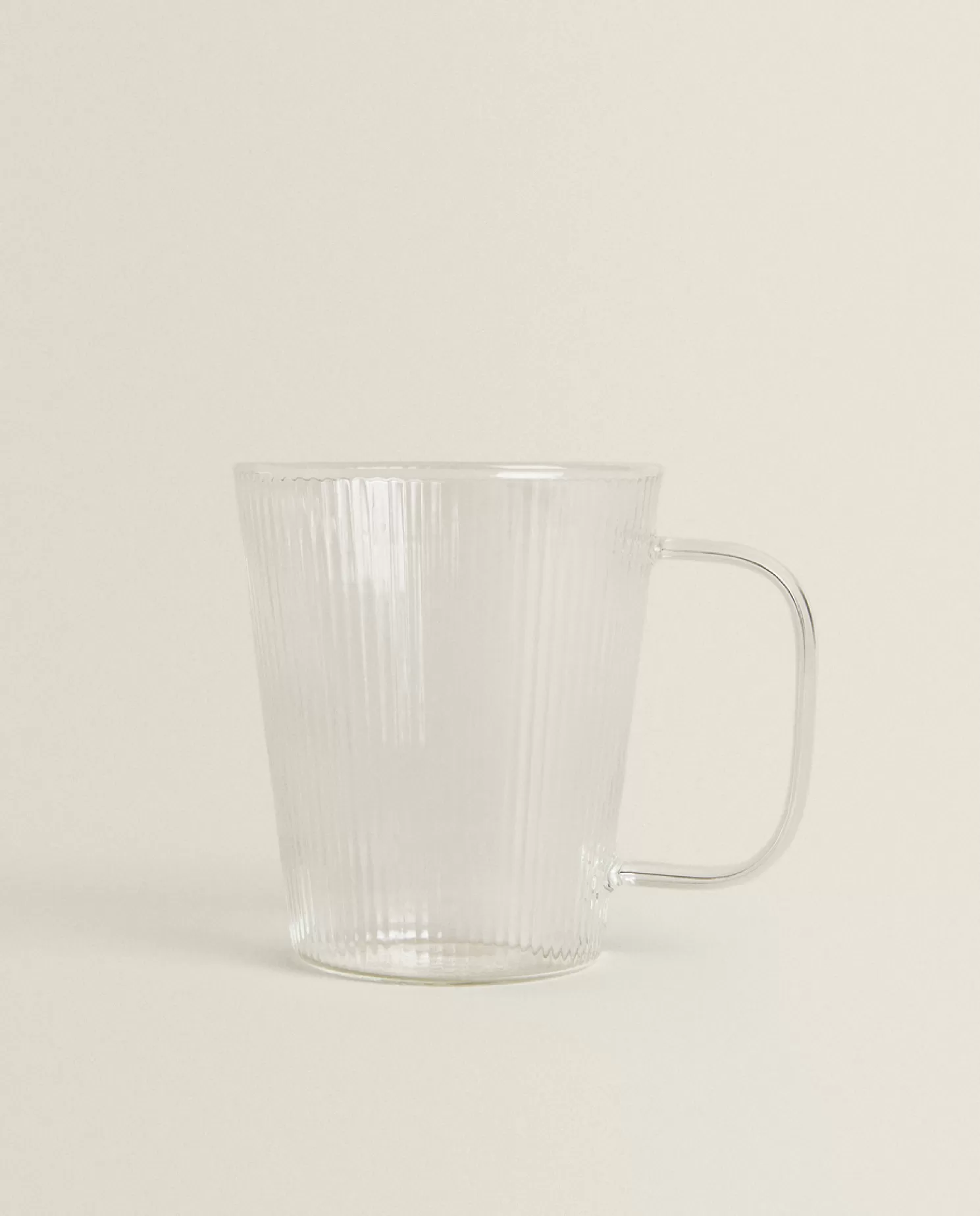 ZARA Home Copos<Caneca De Vidro Borossilicato Com Linhas