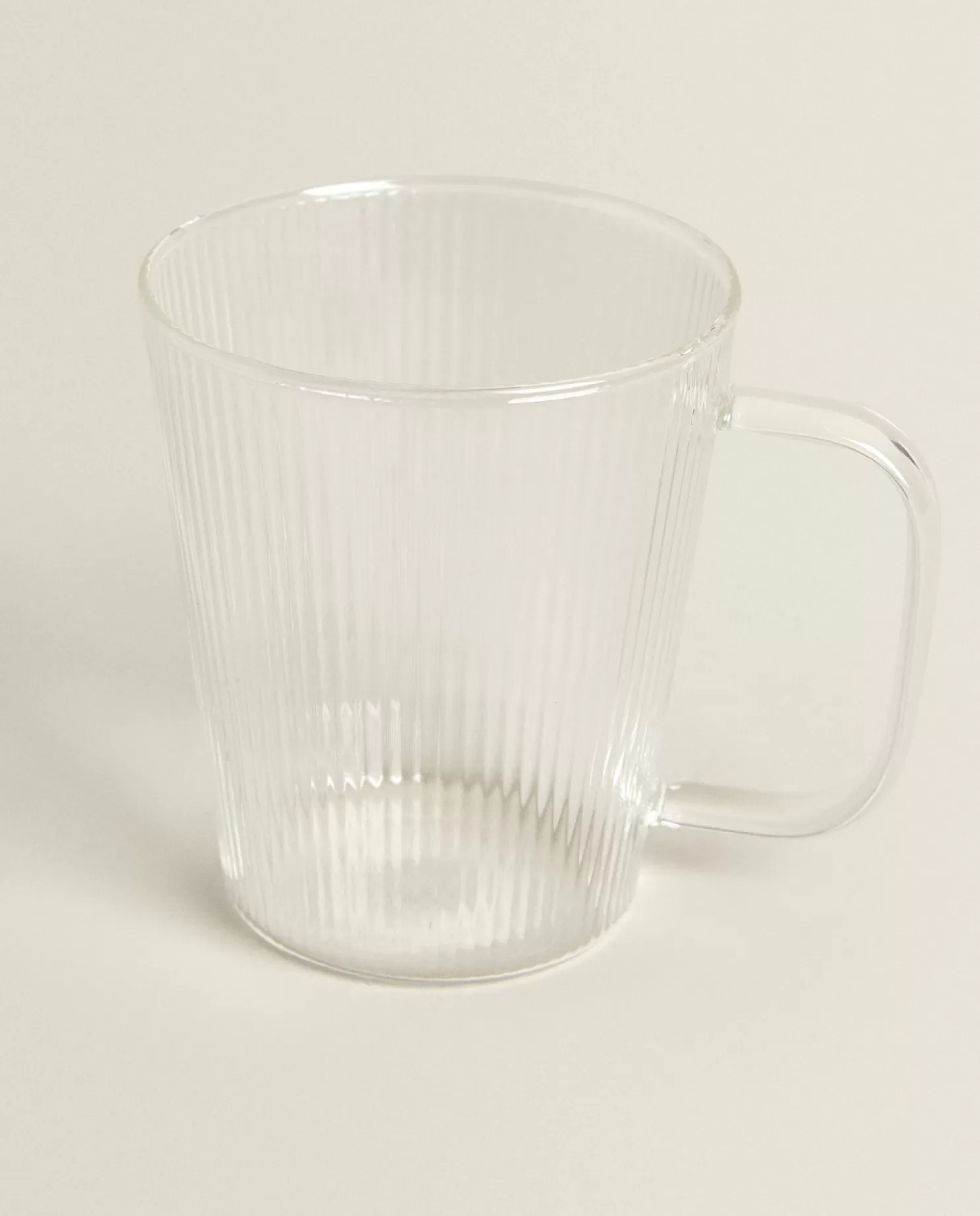 ZARA Home Copos<Caneca De Vidro Borossilicato Com Linhas