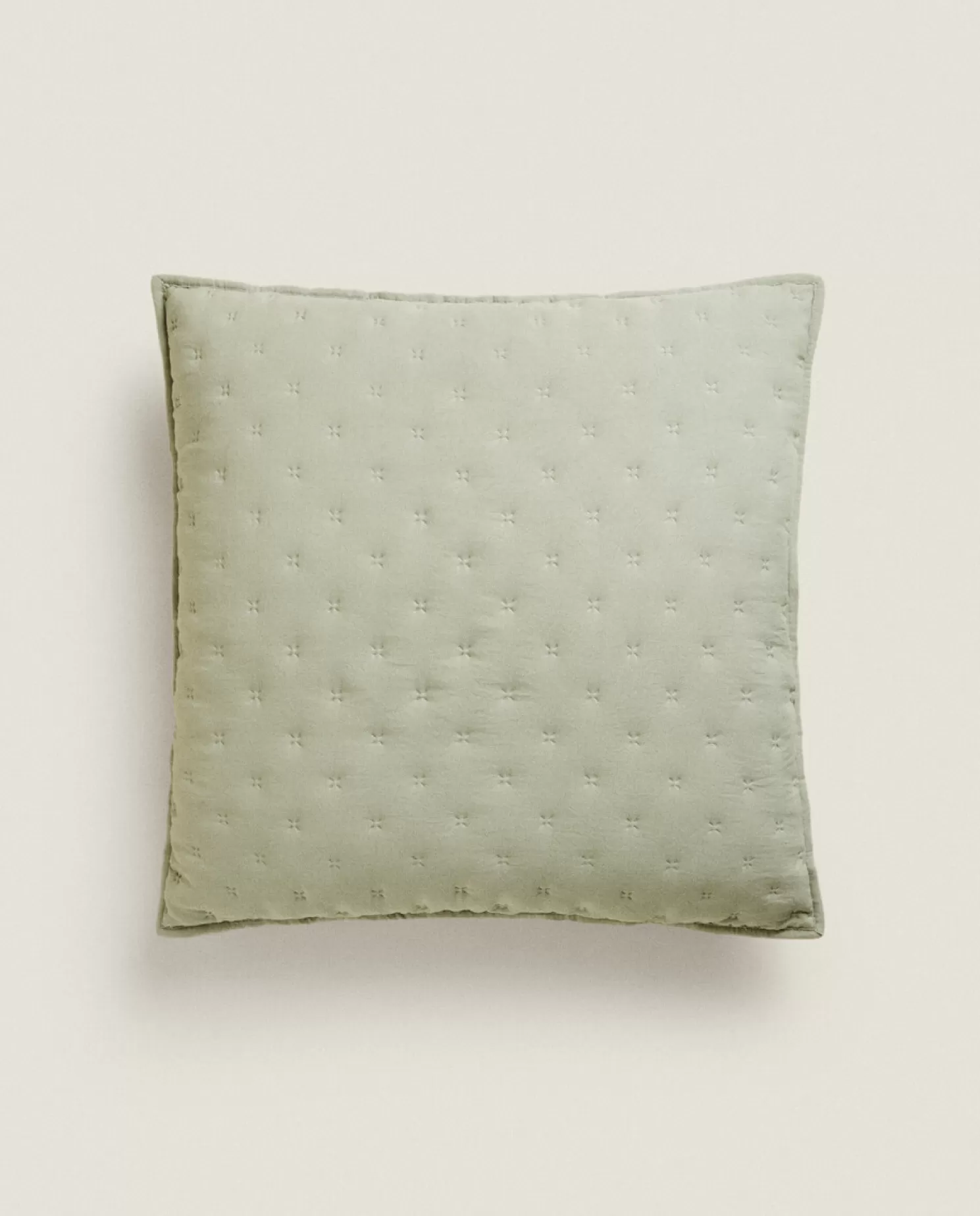 ZARA Home Colchas<Capa De Almofada Acolchoada Pontilhada