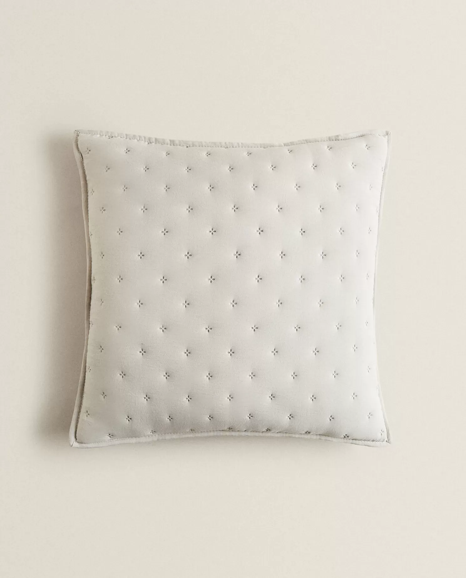 ZARA Home Colchas<Capa De Almofada Acolchoada Pontilhada