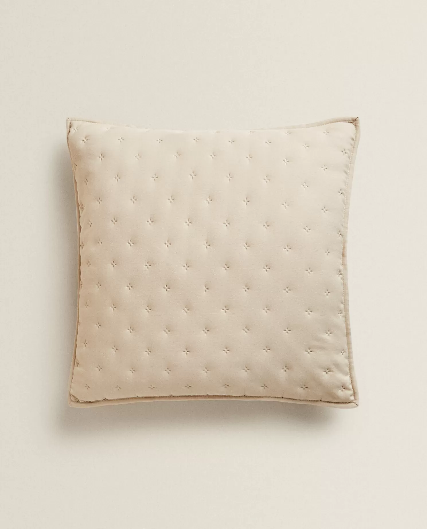 ZARA Home Colchas<Capa De Almofada Acolchoada Pontilhada