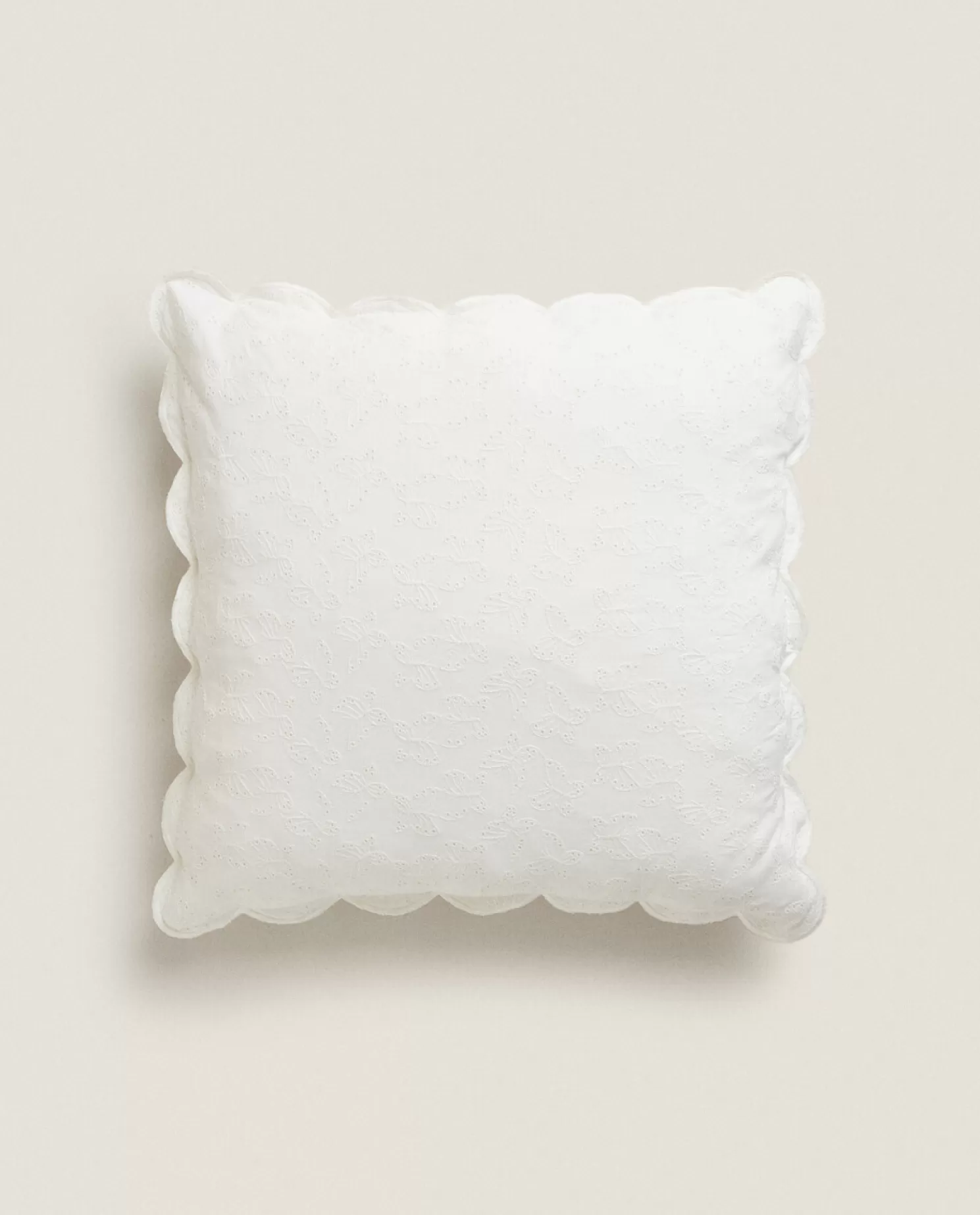 ZARA Home Colchas<Capa De Almofada Bordada Com Borboleta