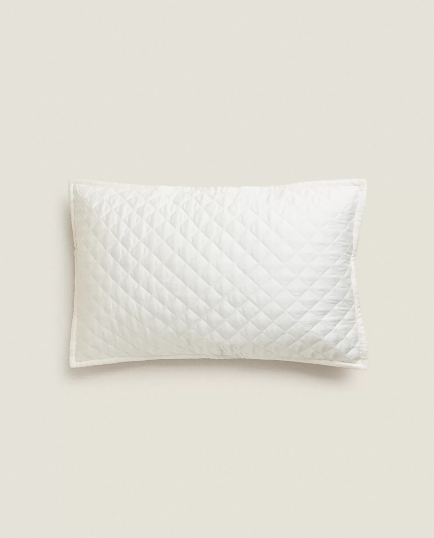 ZARA Home Colchas<Capa De Almofada Com Padrao De Diamante