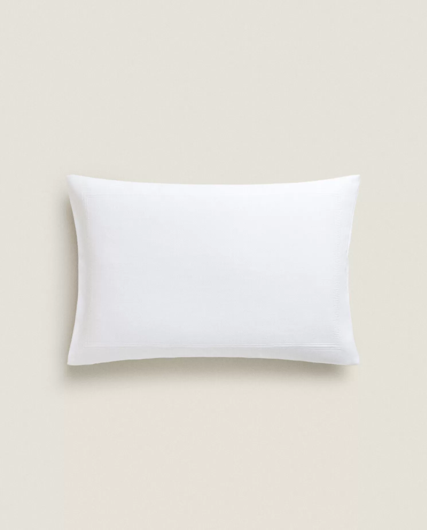 ZARA Home Colchas<Capa De Almofada De Algodao Com Borda