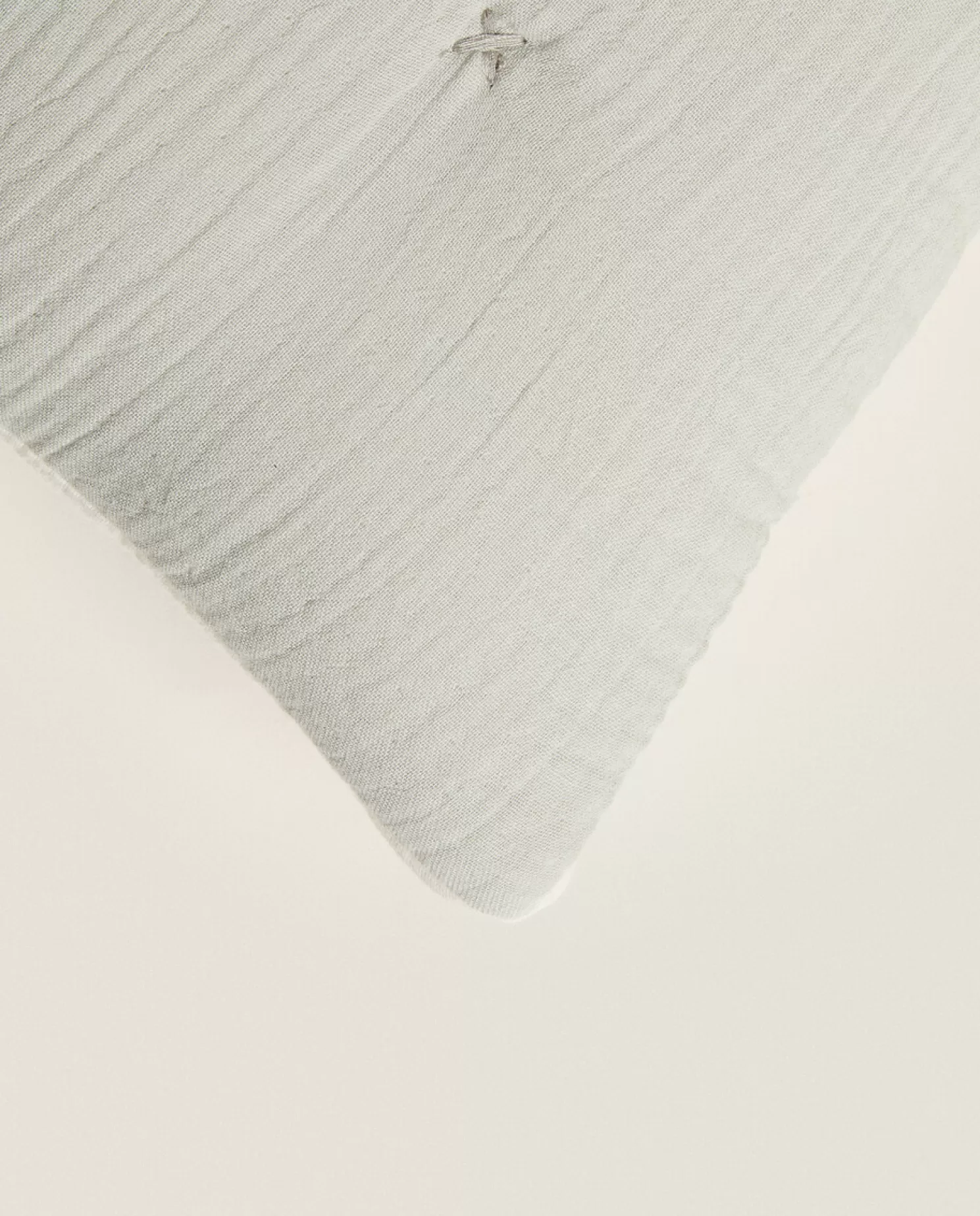 ZARA Home Roupa De Cama Para Berco<Capa De Almofada Em Jersei De Chiffon E Algodao