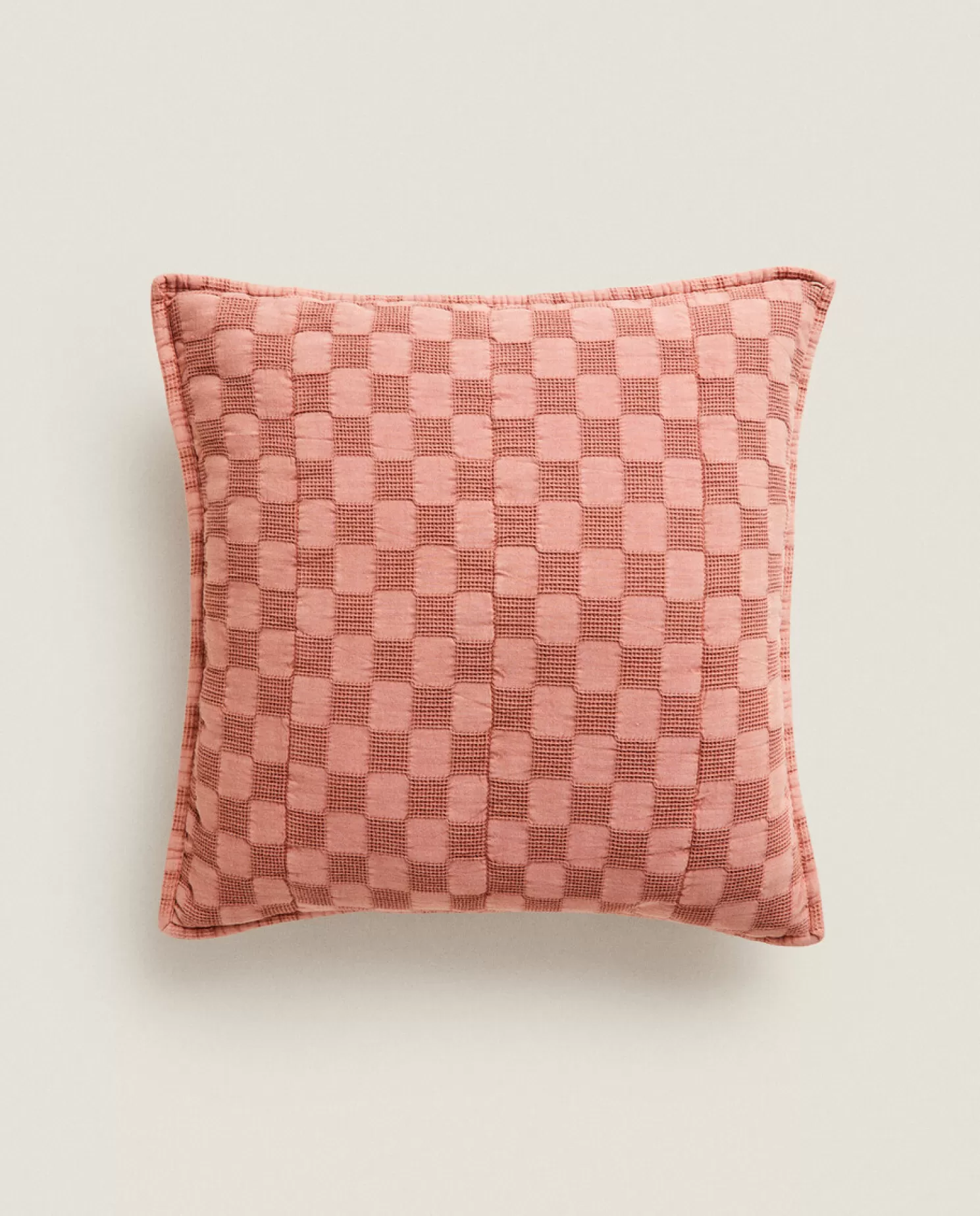 ZARA Home Almofadas<Capa De Almofada Em Malha Waffle