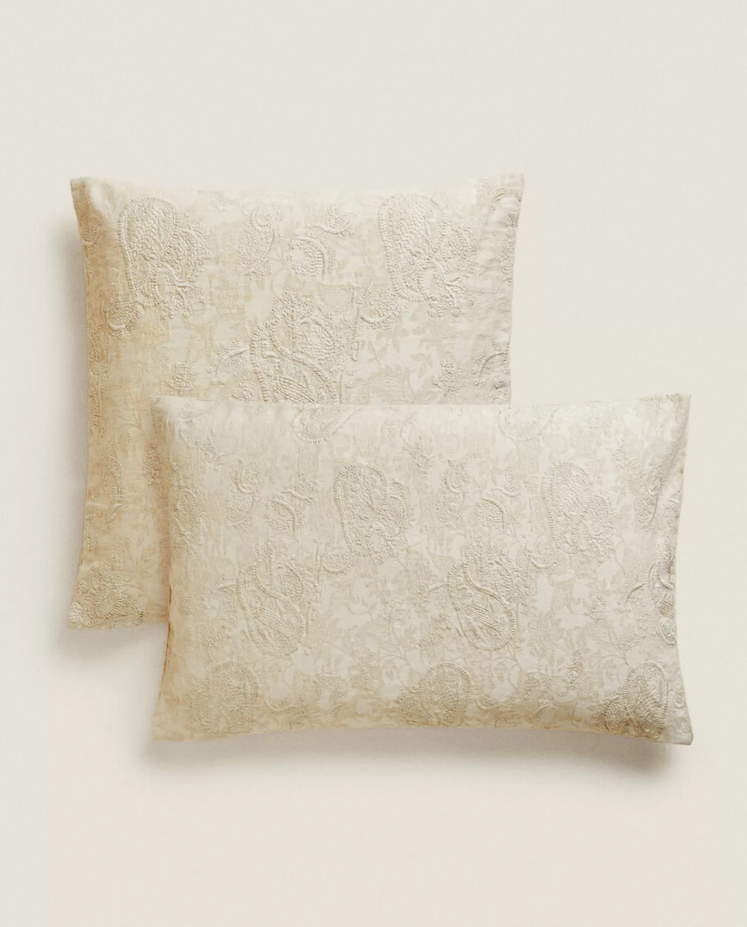 ZARA Home Colchas<Capa De Almofada Jacquard