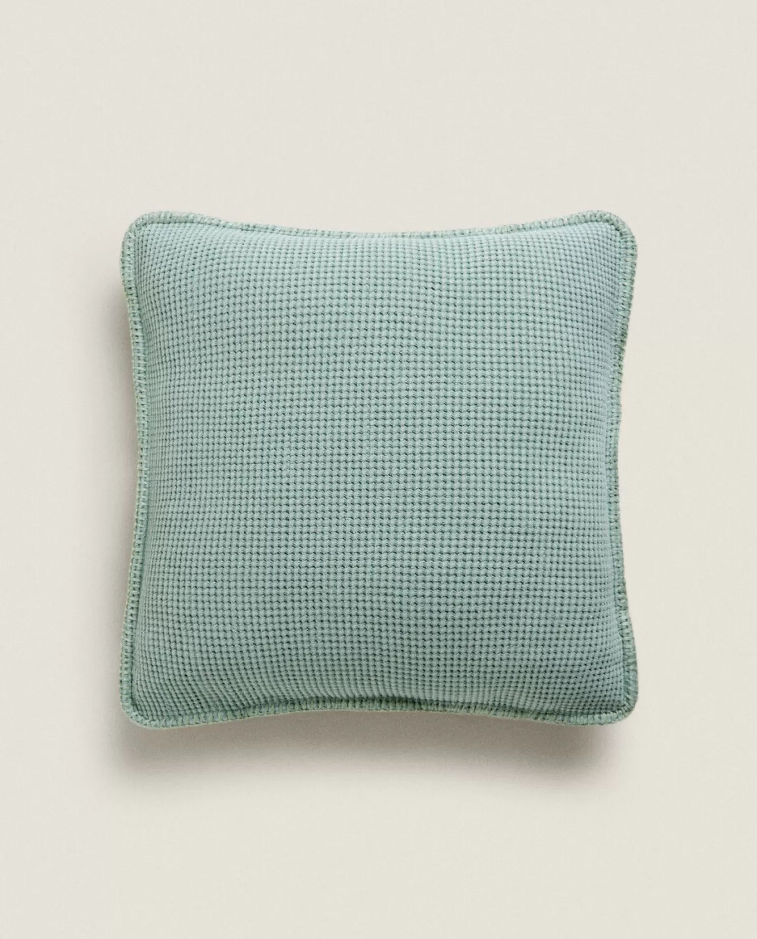 ZARA Home Almofadas<Capa De Almofada Texturizada Em Malha Waffle