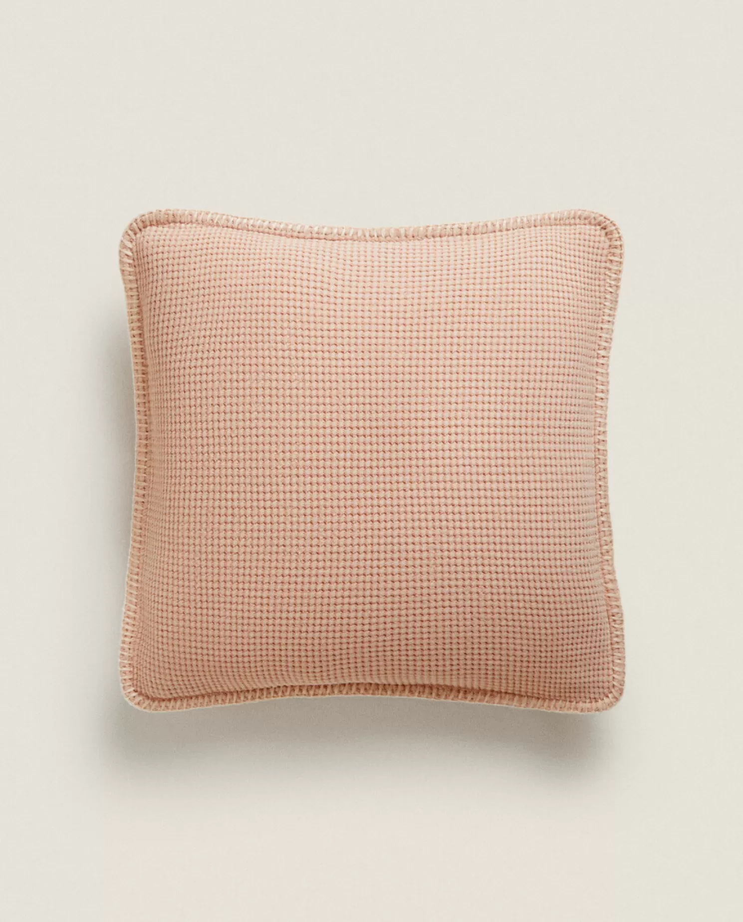 ZARA Home Almofadas<Capa De Almofada Texturizada Em Malha Waffle