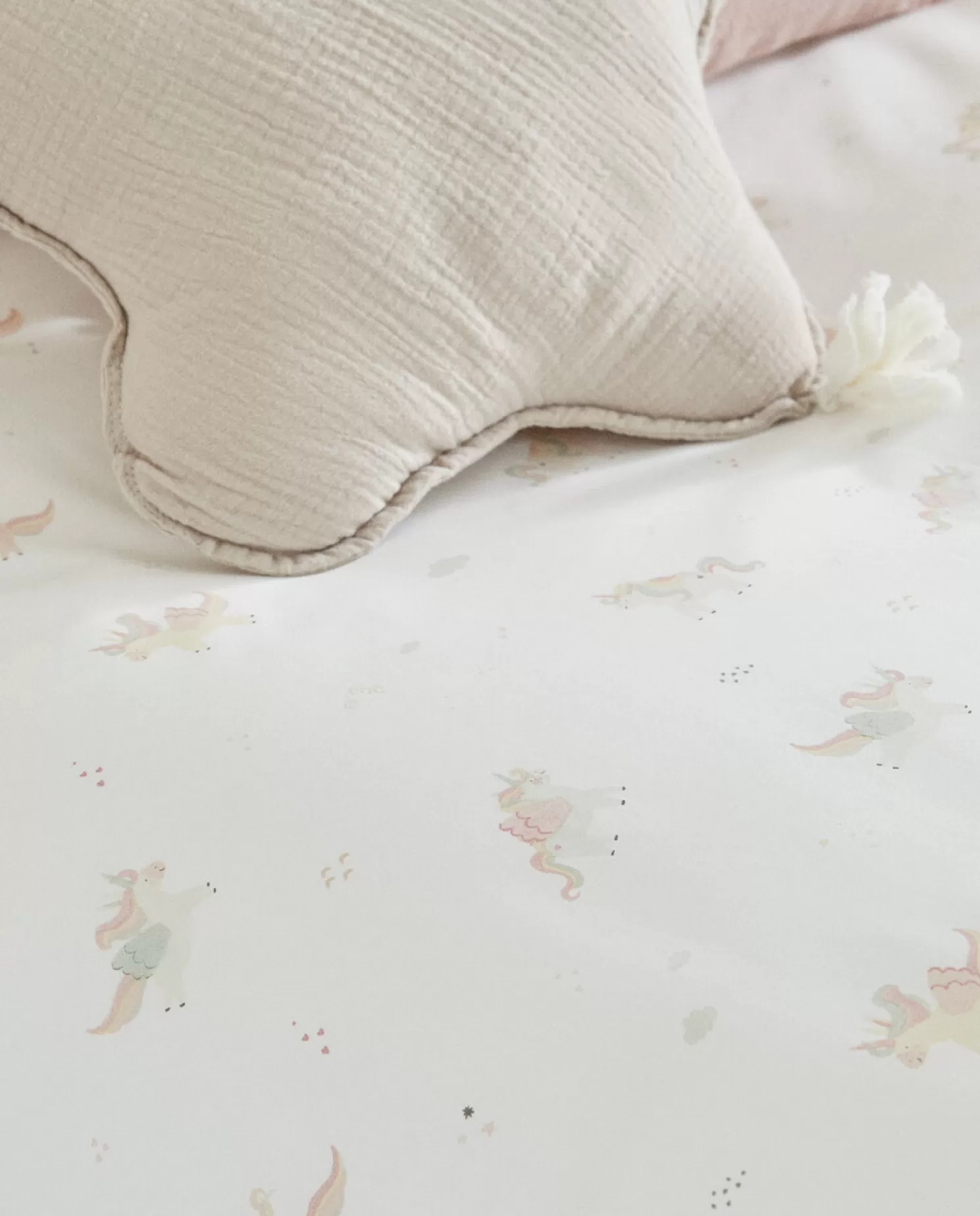 ZARA Home Capas De Edredao<Capa De Edredao Com Estampa De Unicornio