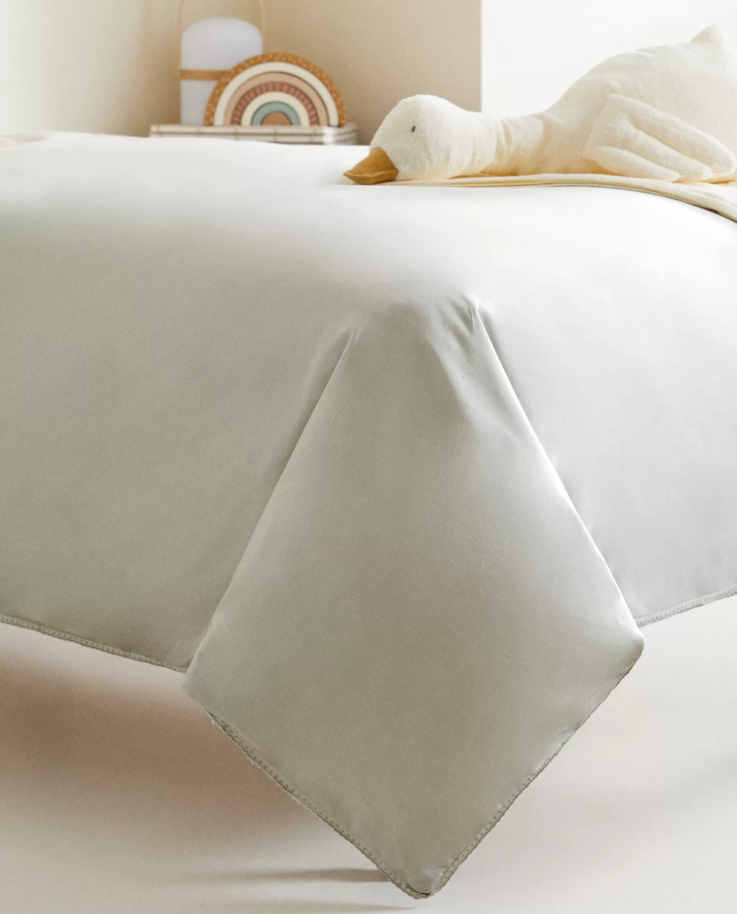 ZARA Home Capas De Edredao<Capa De Edredao De Algodao De Cor Solida