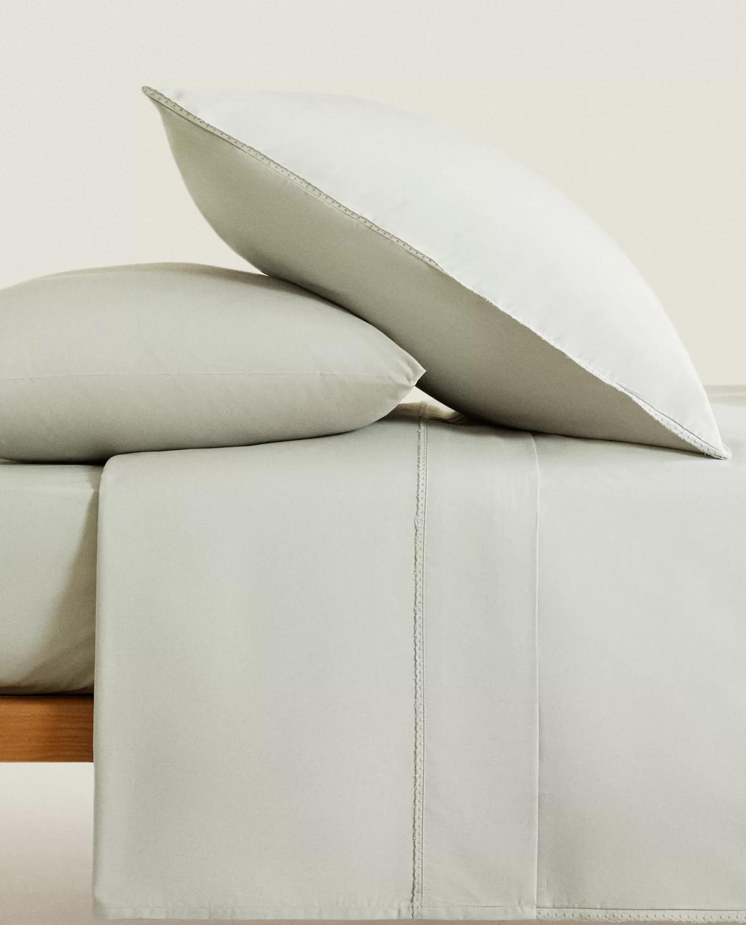 ZARA Home Capas De Edredao<Capa De Edredao De Algodao De Cor Solida