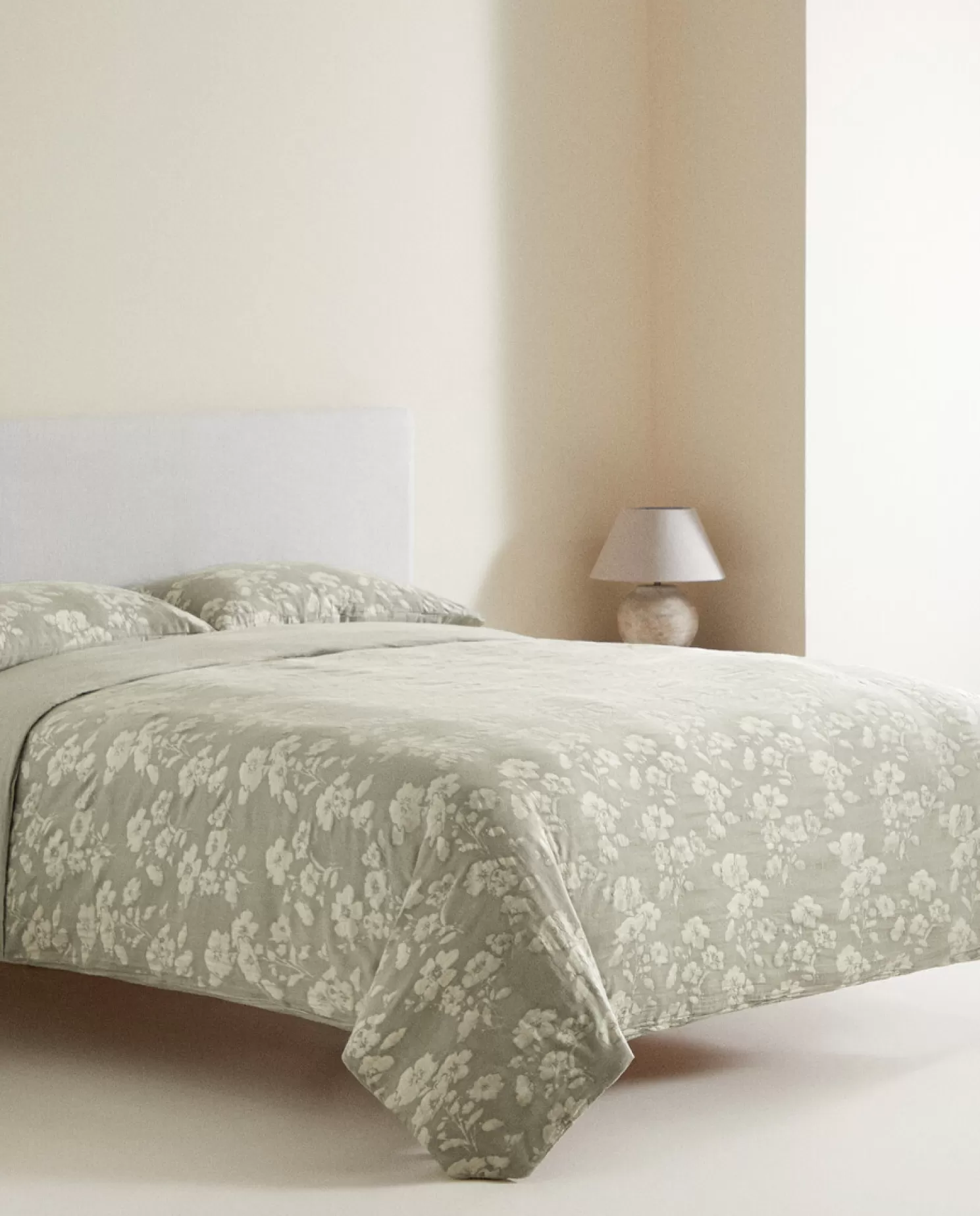 ZARA Home Capas De Edredao<Capa De Edredao Floral Em Jacquard