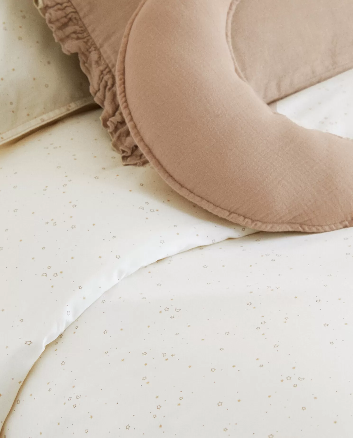 ZARA Home Roupa De Cama Para Berco<Capa De Edredao Luas E Estrelas