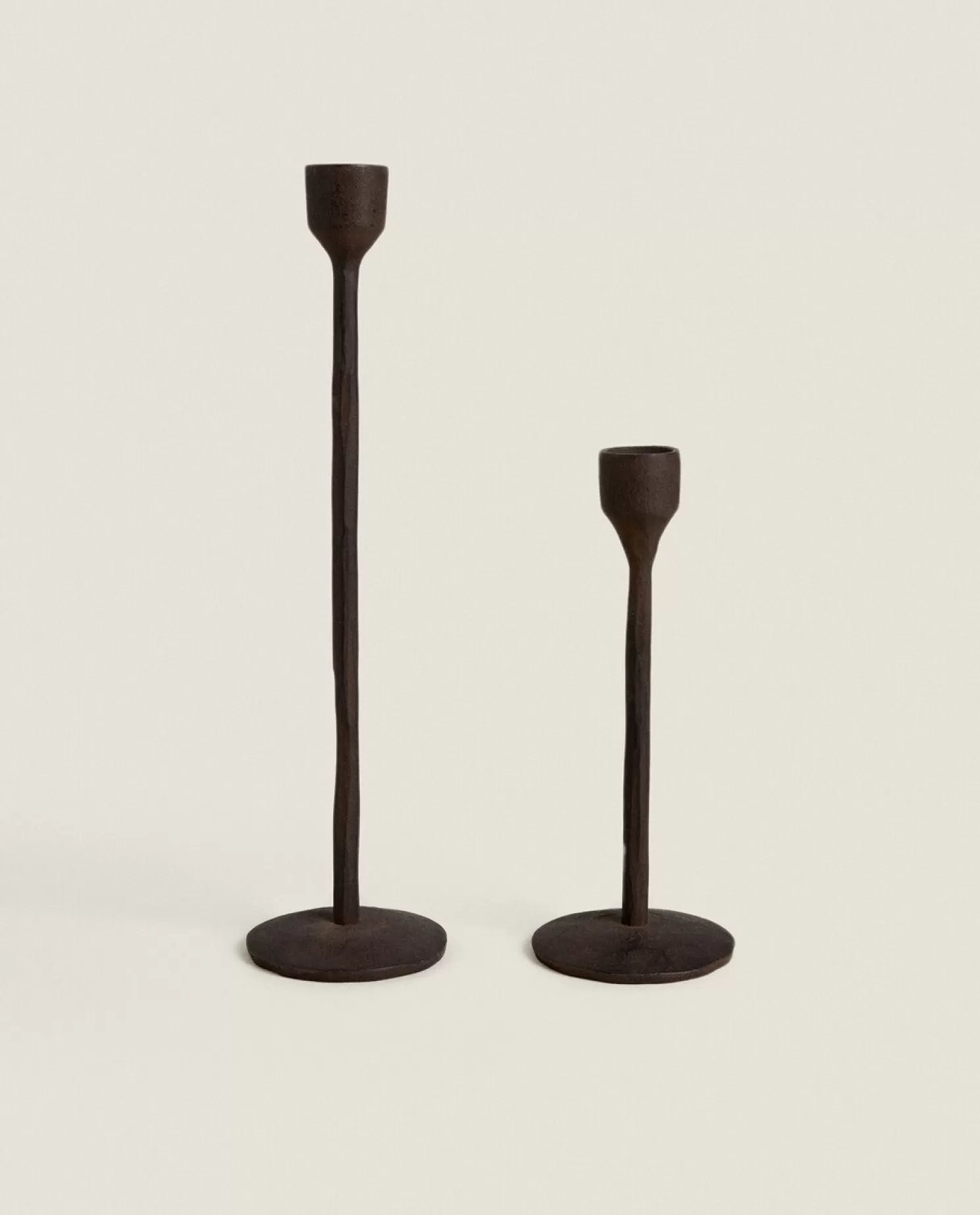 ZARA Home Casticais E Porta-Velas<Castical De Metal Facetado