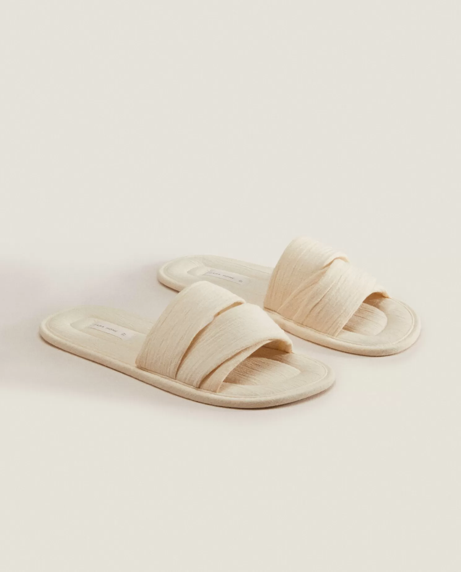 ZARA Home Mulher<Chinelos Abertos De Musselina