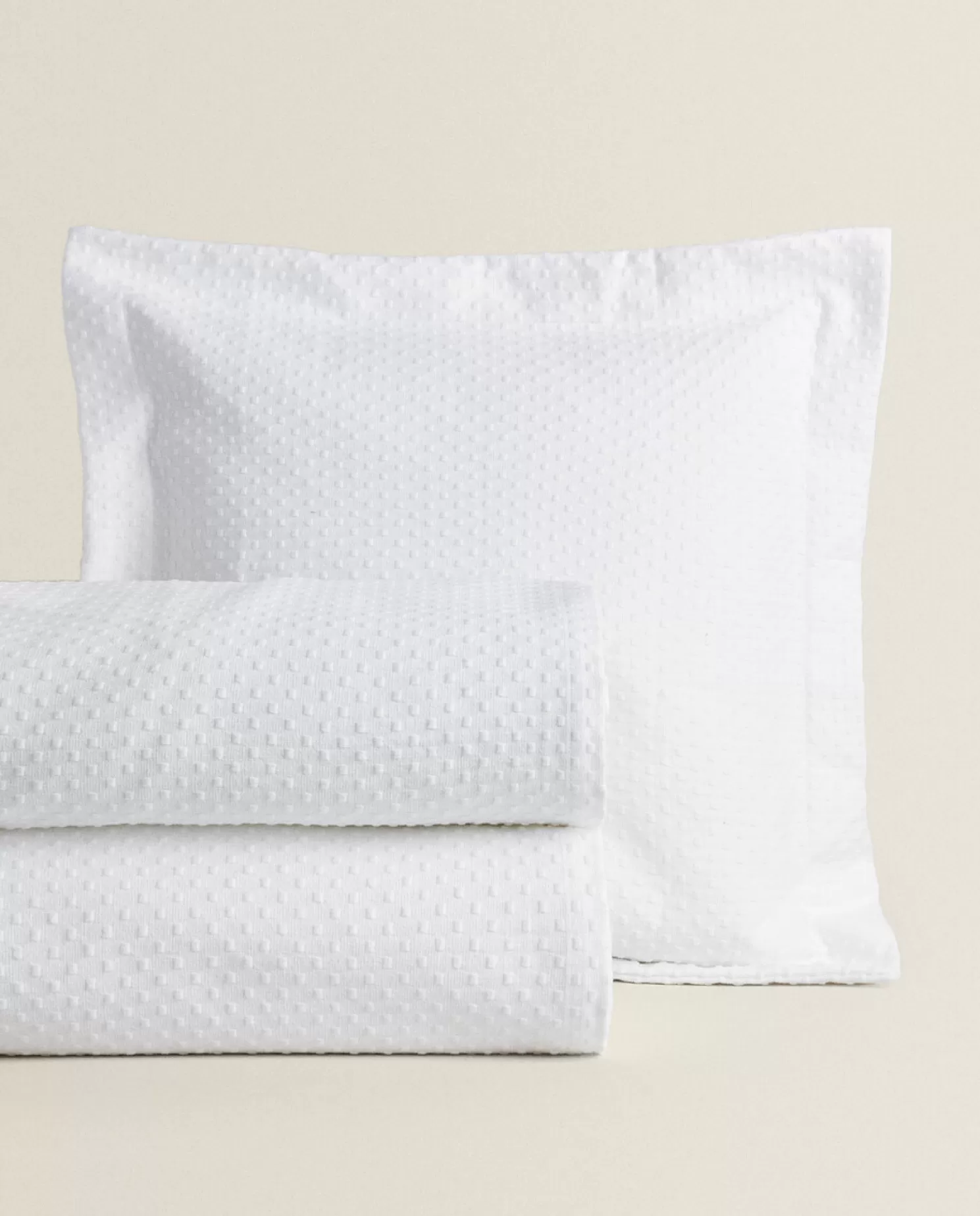 ZARA Home Colchas<Colcha Com Desenho De Bolinhas