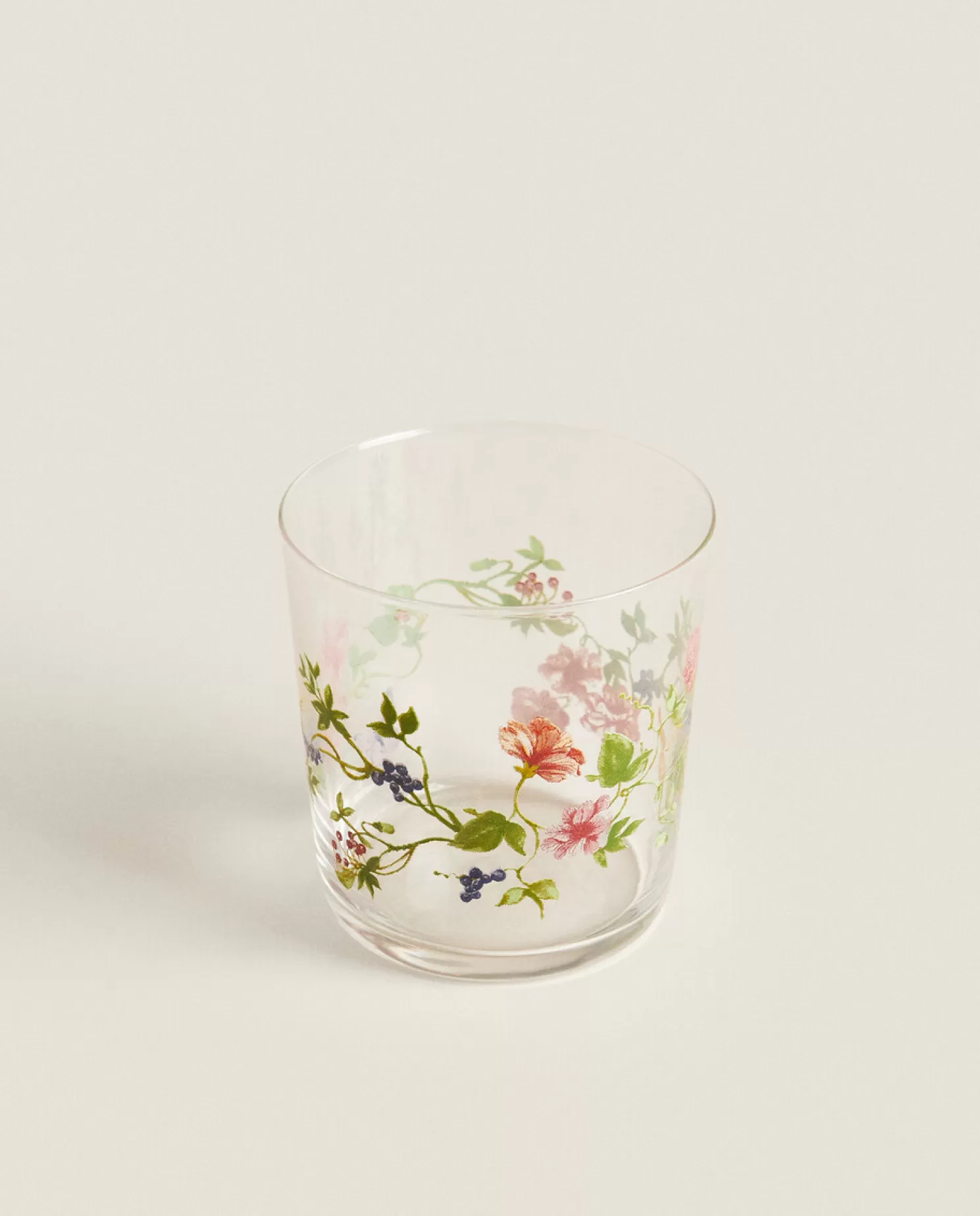 ZARA Home Copos<Copo De Vidro Com Design Floral