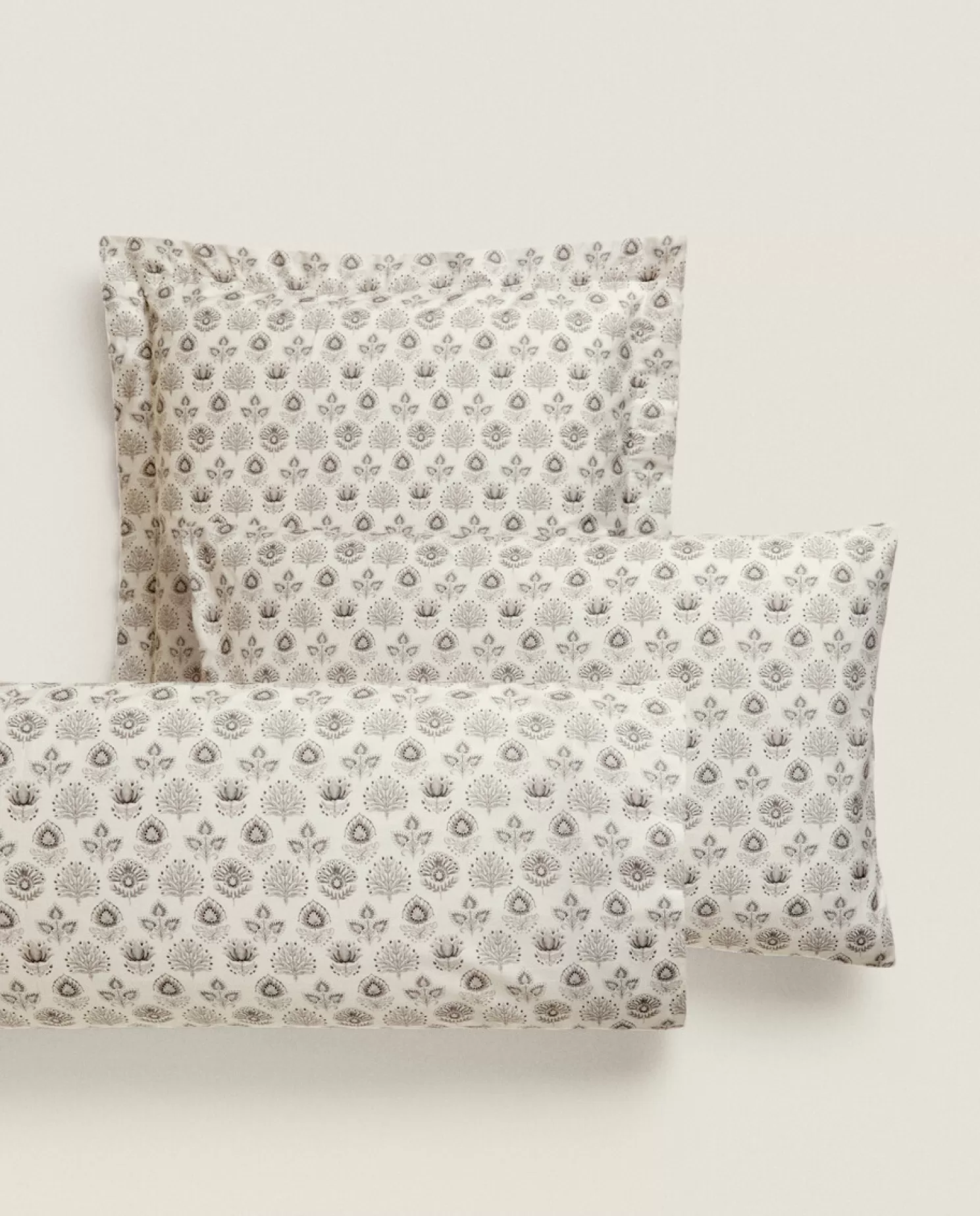 ZARA Home Fronhas<Fronha Com Estampa De Folhas