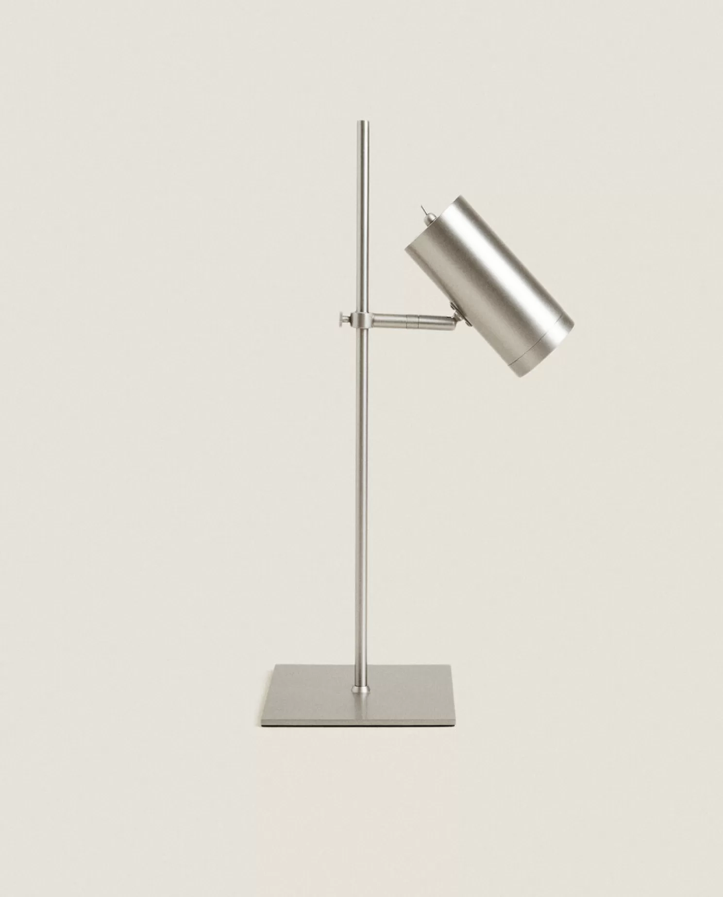 ZARA Home Papelaria<Lampada De Mesa Recarregavel Usb De Metal Prateado