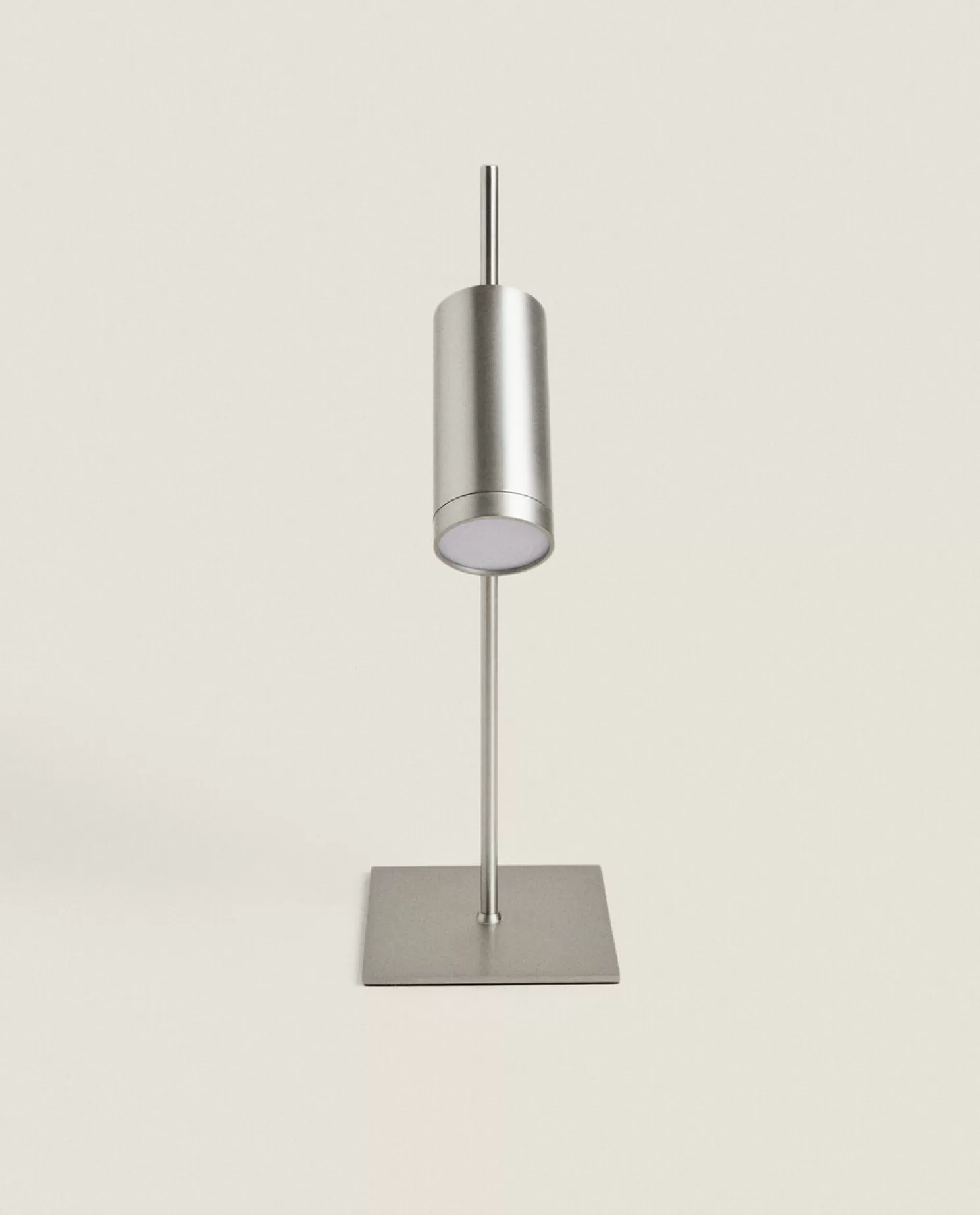 ZARA Home Papelaria<Lampada De Mesa Recarregavel Usb De Metal Prateado