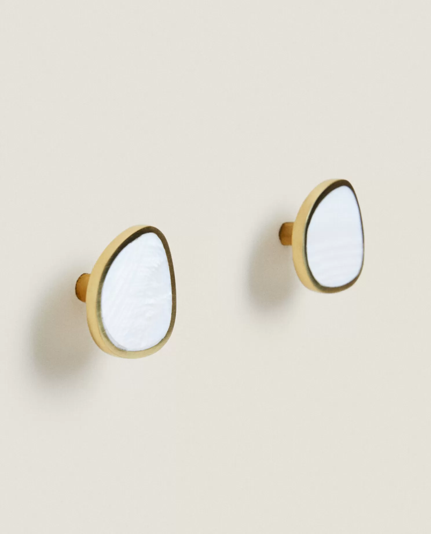 ZARA Home Macanetas De Porta<Macaneta De Porta Com Efeito Madreperola (Pacote Com 2)