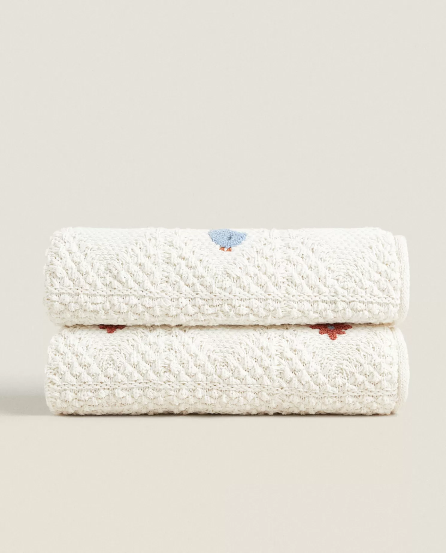 ZARA Home Cobertores<Manta De Croche Floral