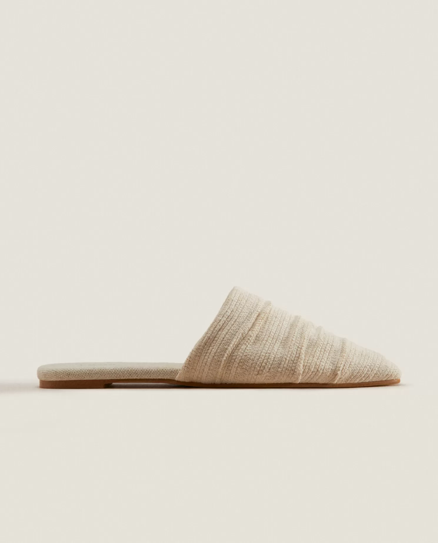 ZARA Home Mulher<Mules Plissados