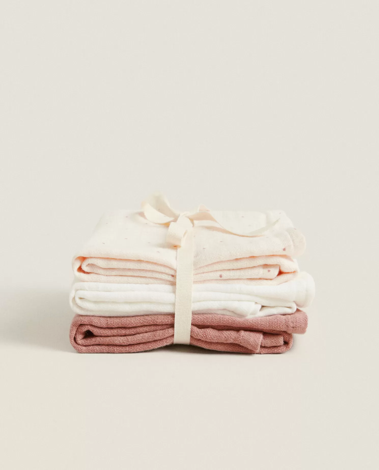 ZARA Home Hora De Comer<Panos De Musselina Multicoloridos (Pacote Com 3)