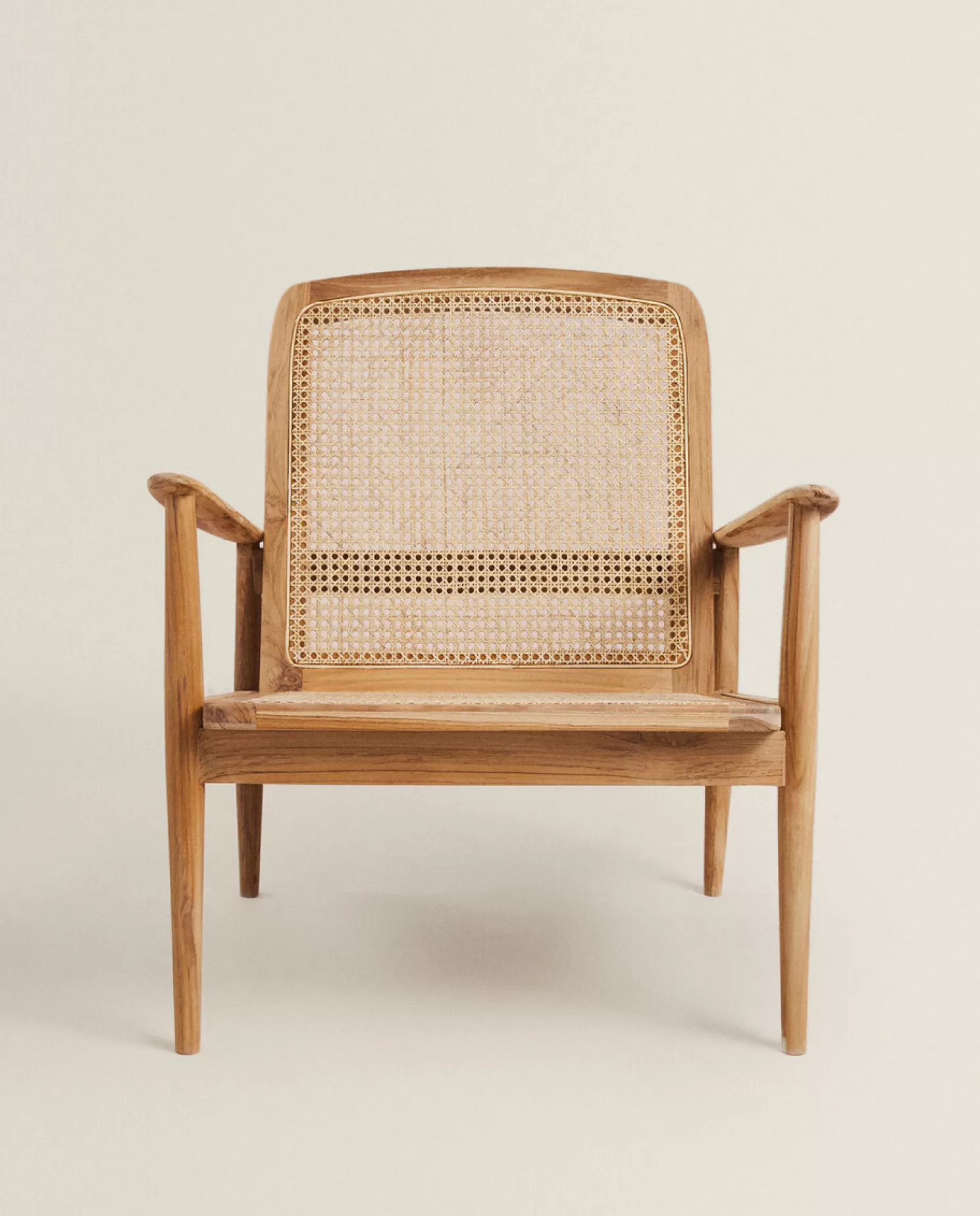 ZARA Home Poltronas<Poltrona De Teca E Rattan