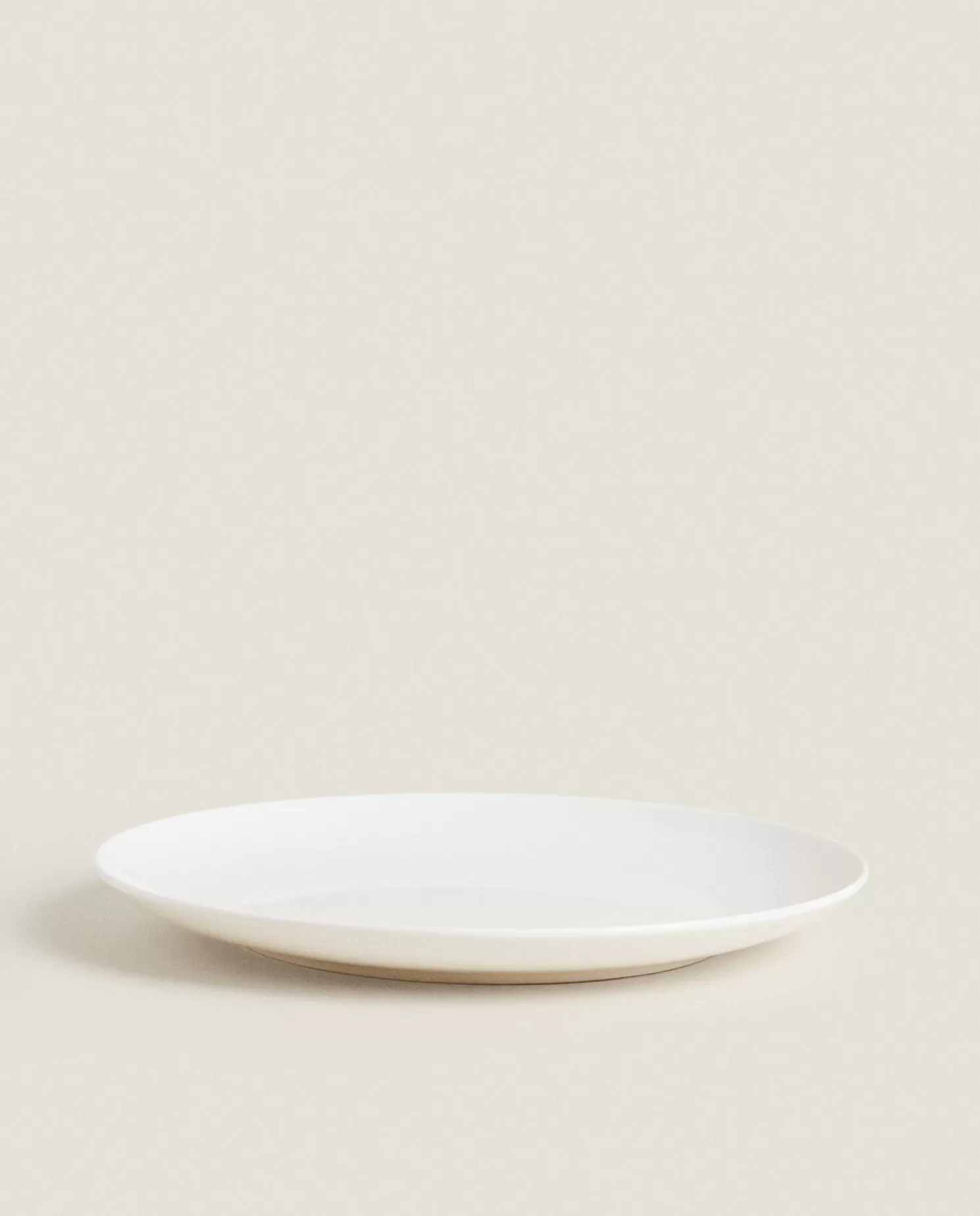 ZARA Home Pratos De Jantar<Prato De Jantar De Porcelana Ossea