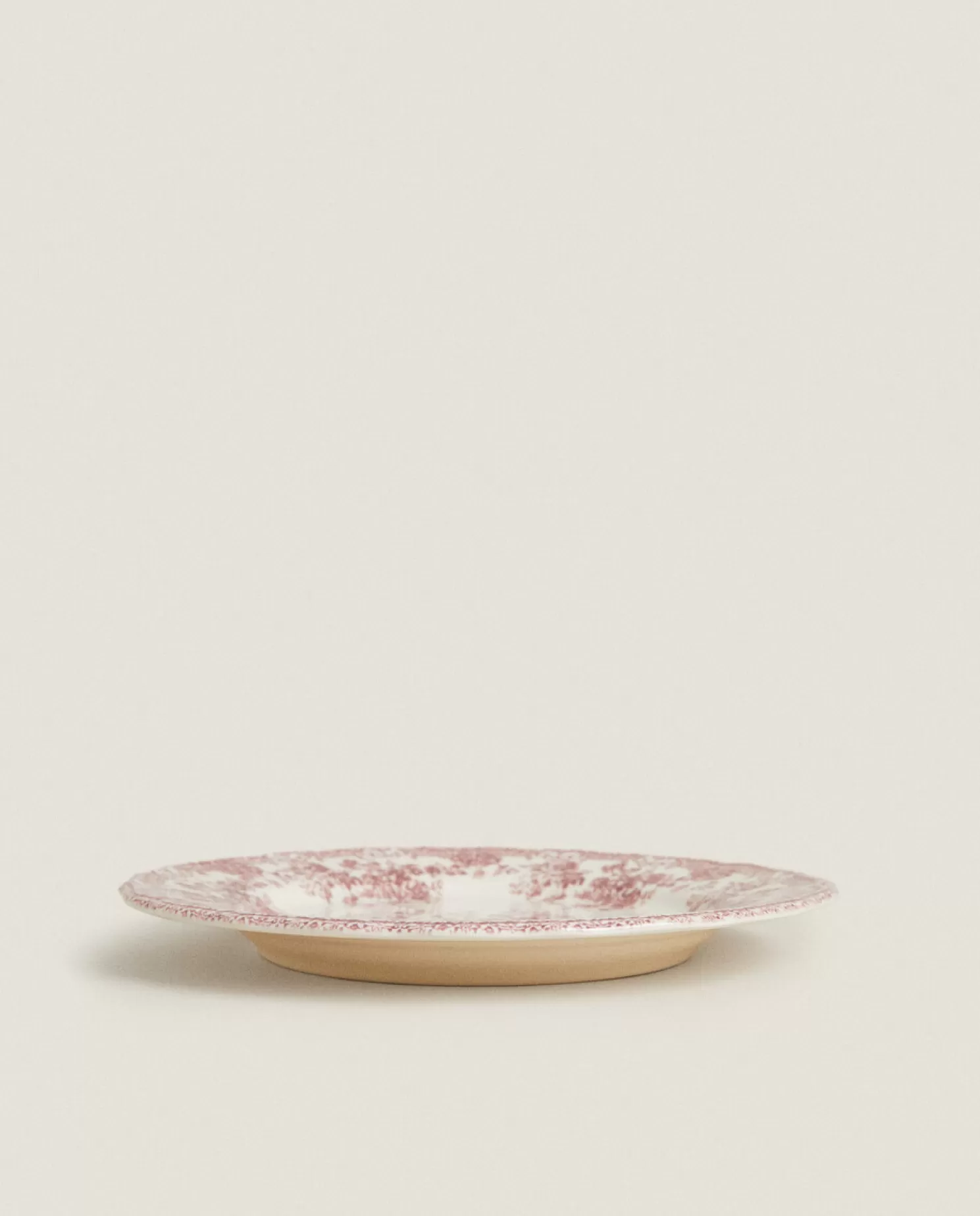 ZARA Home Pratos De Jantar<Prato De Jantar Floral Em Faianca