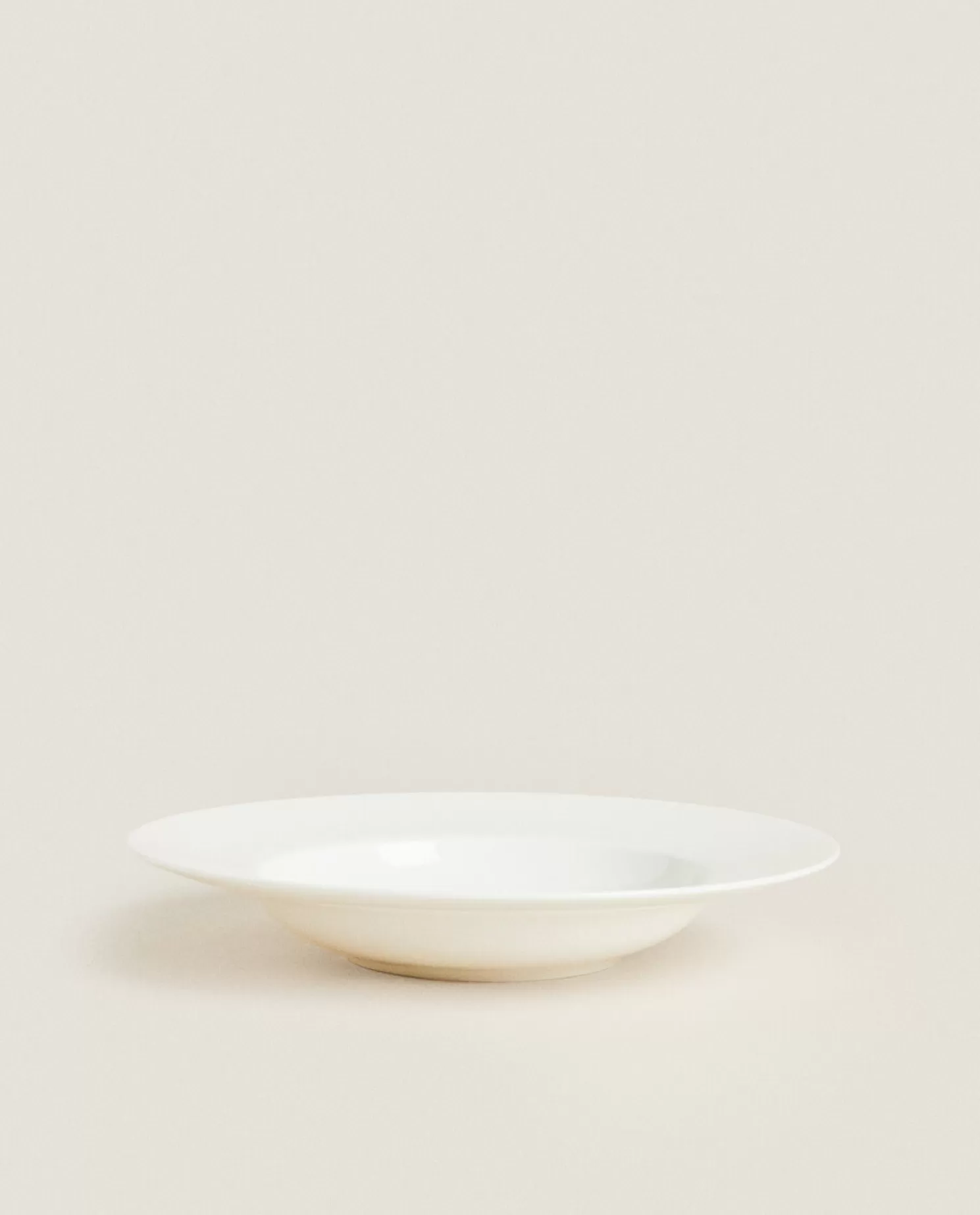 ZARA Home Pratos De Sopa<Prato De Macarrao De Porcelana Ossea