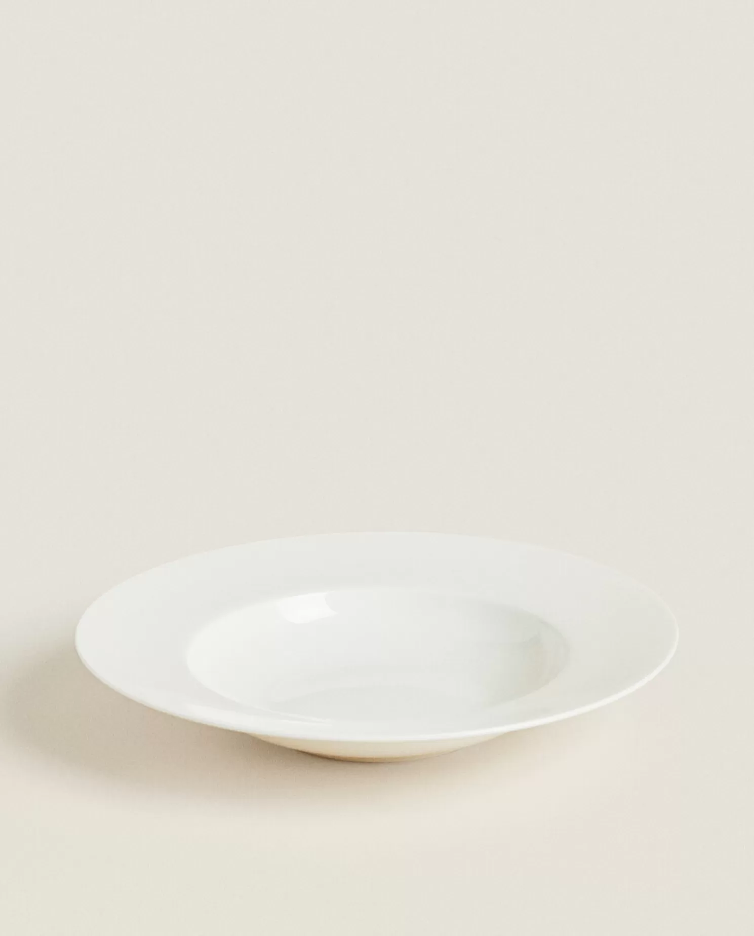 ZARA Home Pratos De Sopa<Prato De Macarrao De Porcelana Ossea