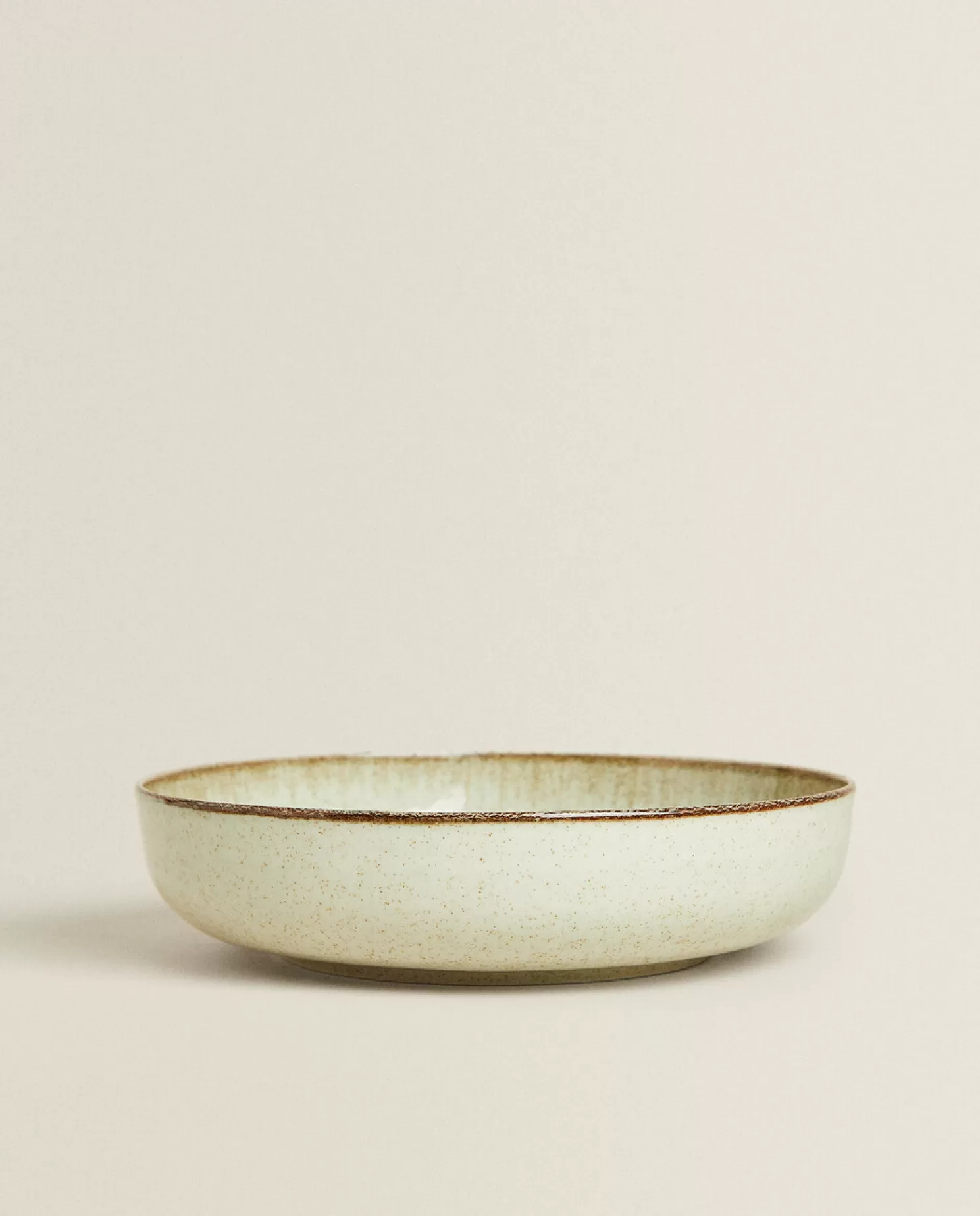 ZARA Home Pratos De Sopa<Prato De Sopa De Porcelana Com Borda Com Acabamento Antigo