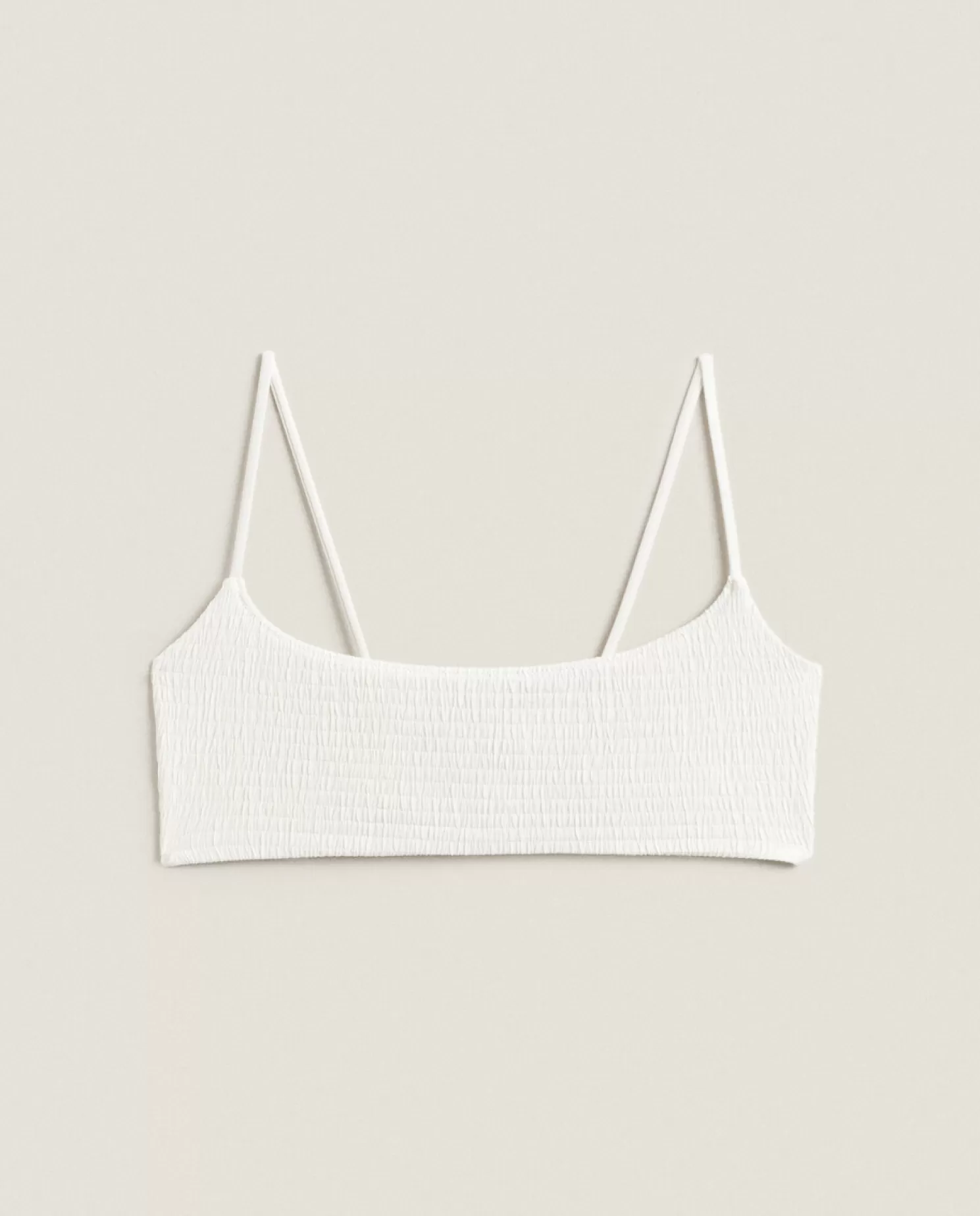 ZARA Home Moda Praia<Top De Biquini Franzido