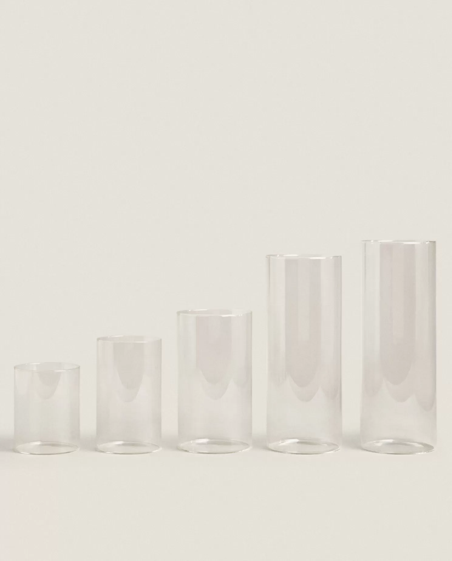 ZARA Home Casticais E Porta-Velas<Vaso Lanterna De Vidro Borossilicato