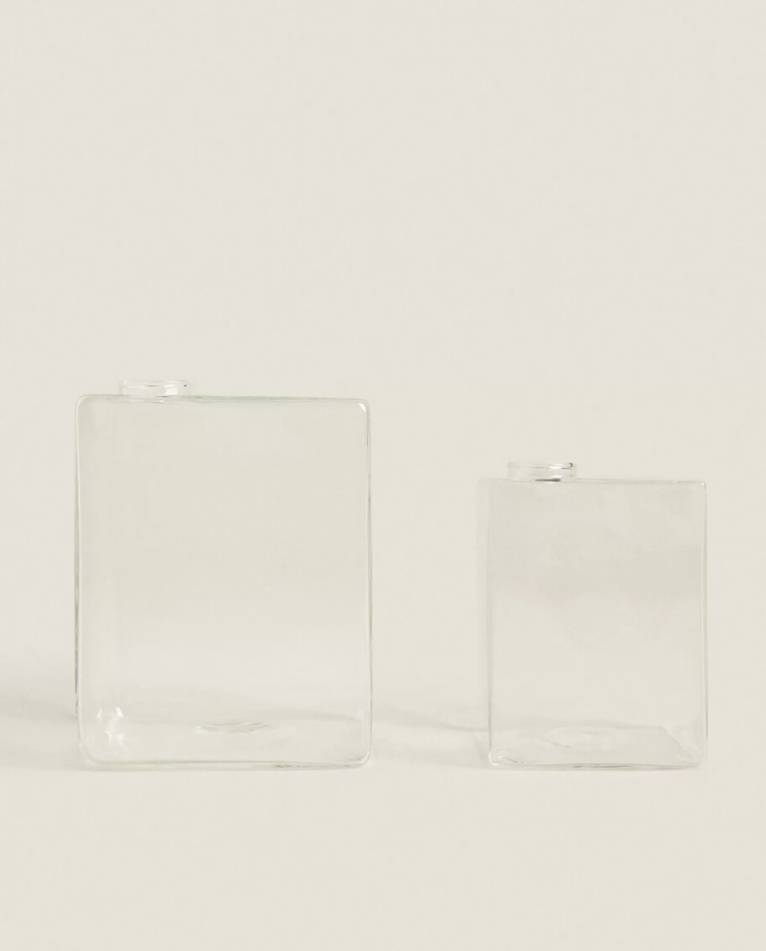 ZARA Home Vasos<Vaso Quadrado De Vidro